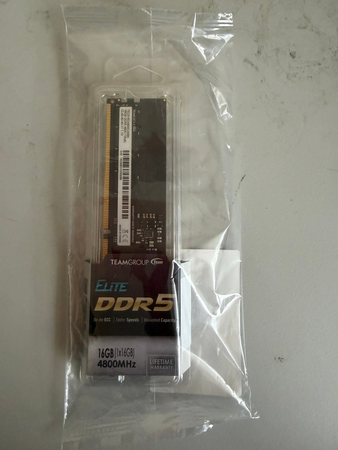 Teamgroup Elite DDR5 16gb 4800MHz Single Stick | Jawa