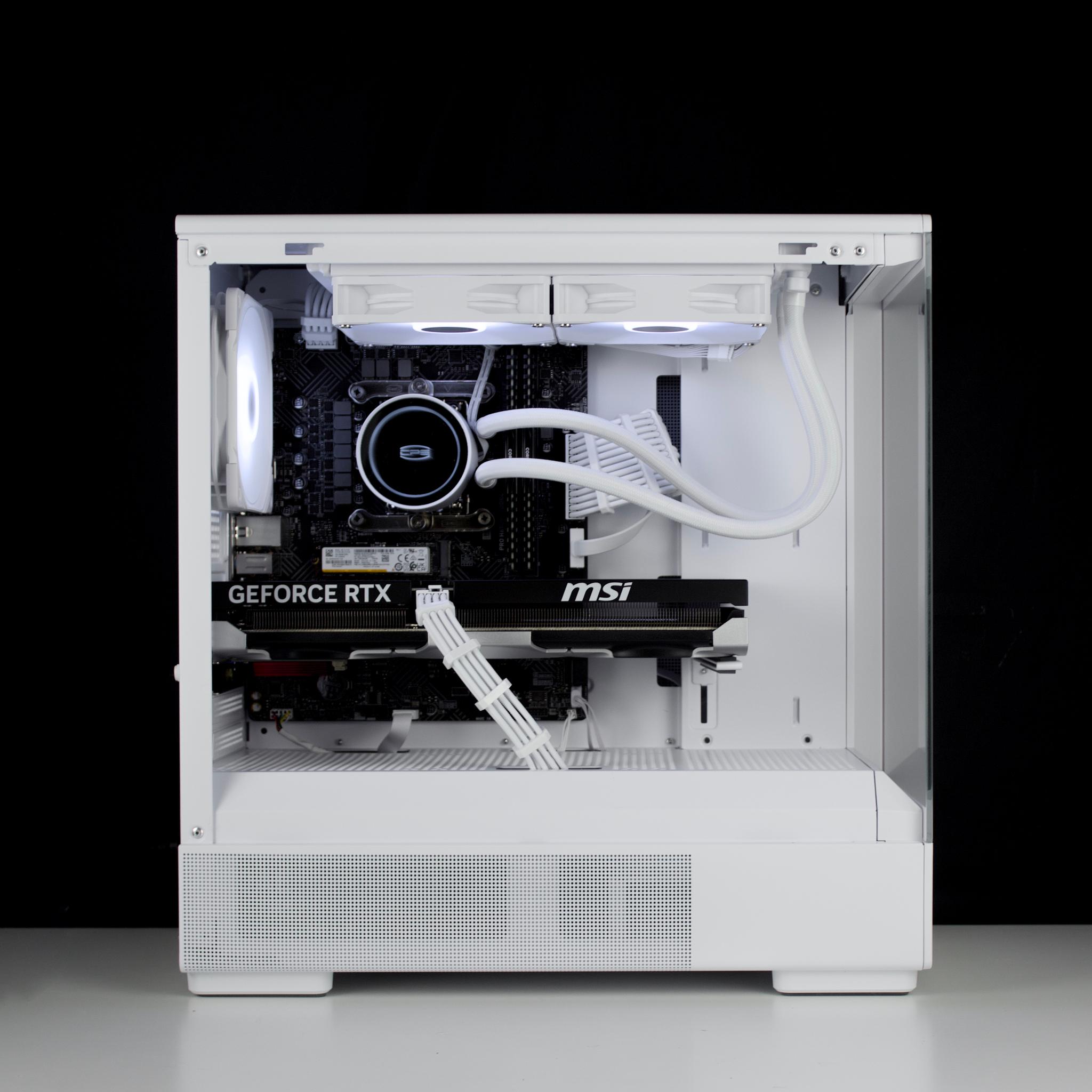 🧊❄️🧊 White Gaming PC – RTX 5060 TI, Intel i5 12600K, 32GB RAM, 1TB SSD - WiFi, BlueTooth 🧊❄️🧊