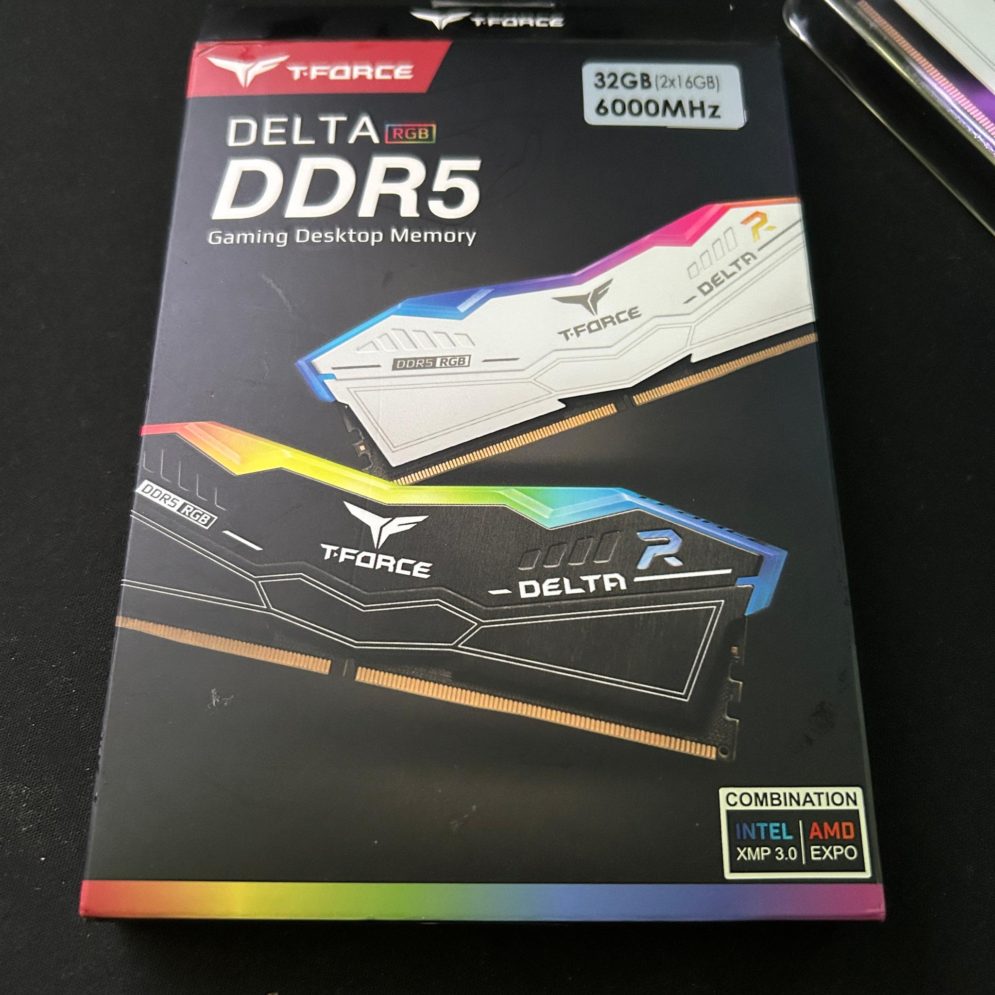 TEAMGROUP T-Force Delta RGB DDR5 32GB DDR5-6000 (2x16GB)