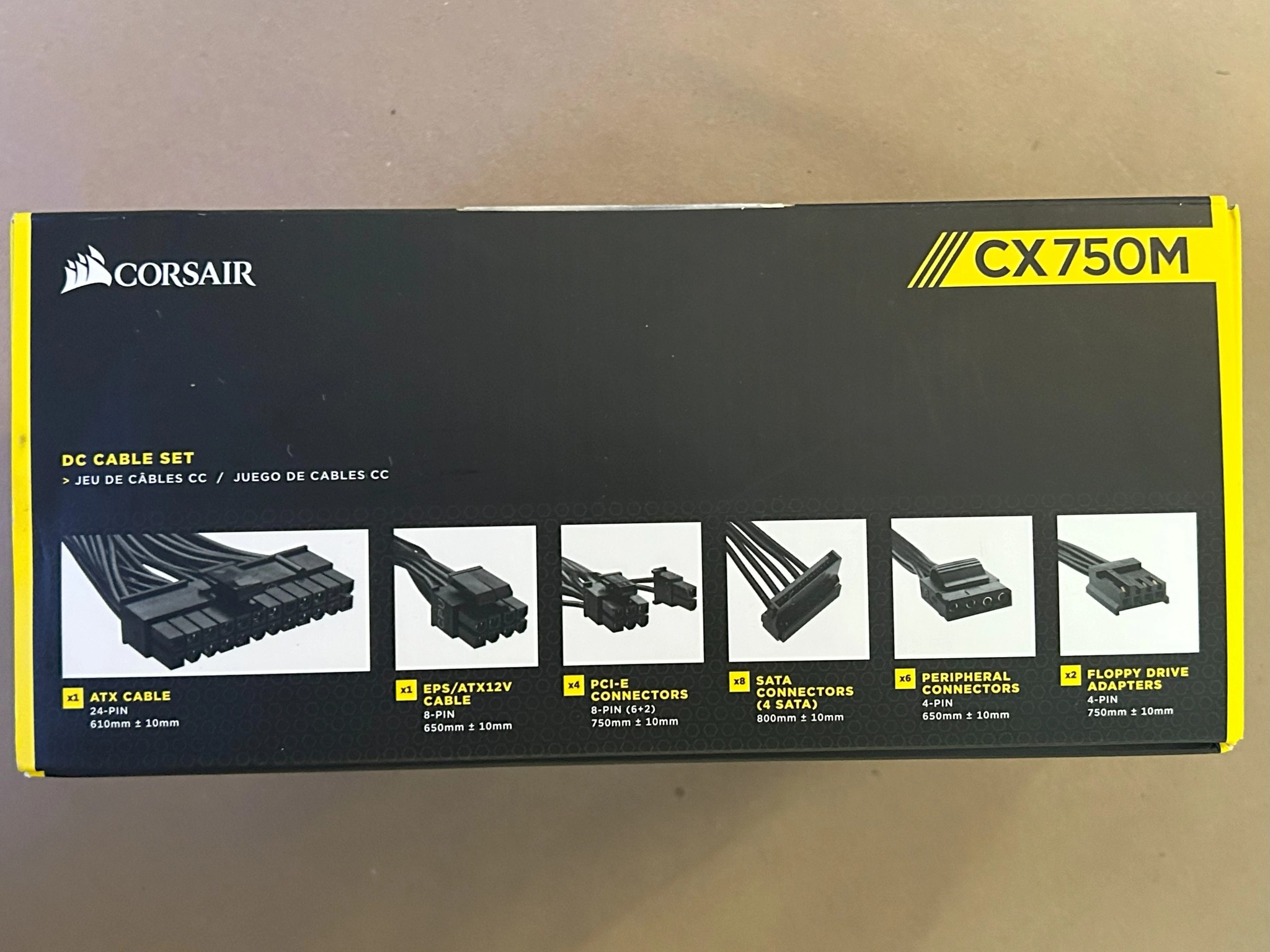 Corsair CXM 750 W 80+ Bronze Certified Semi-modular ATX Power Supply