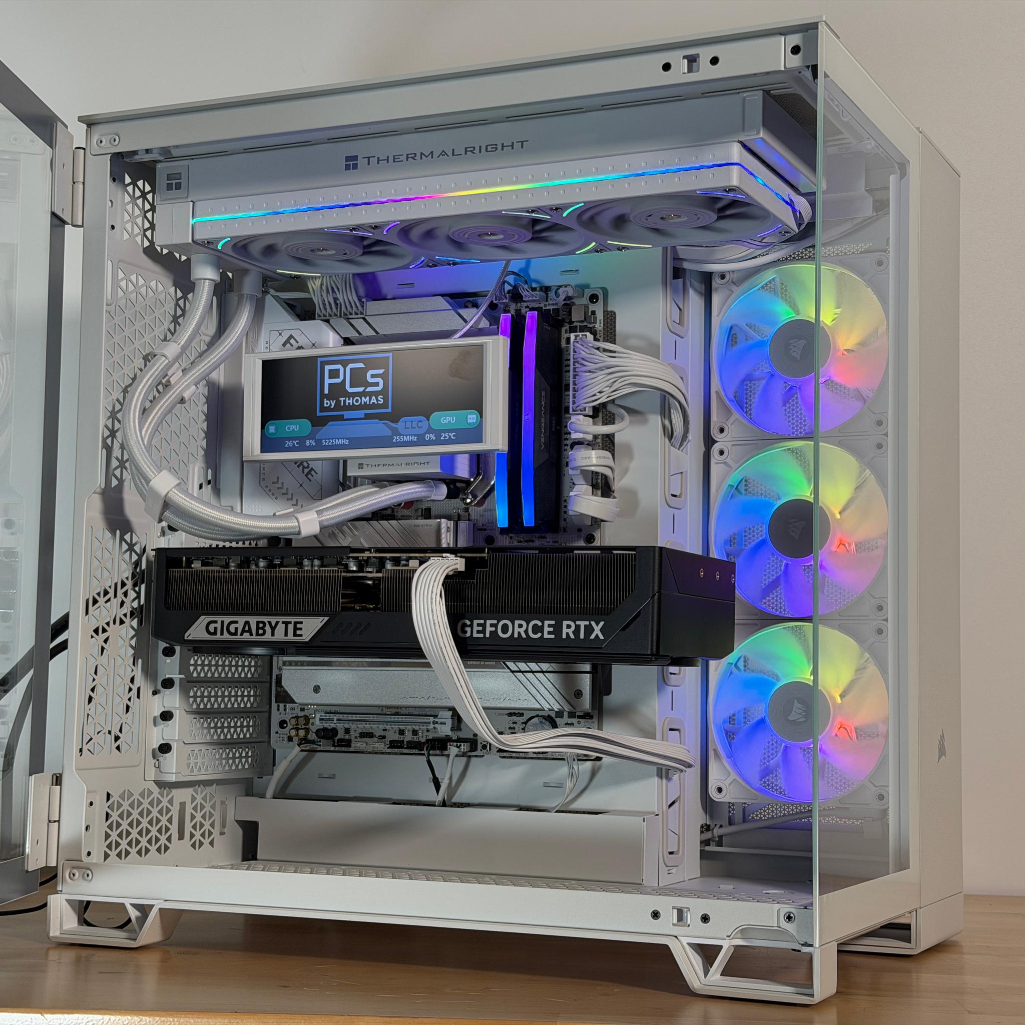 RTX 5090 Ryzen 7 9800x3d Battlestation 96gb DDR5 4TB NVME