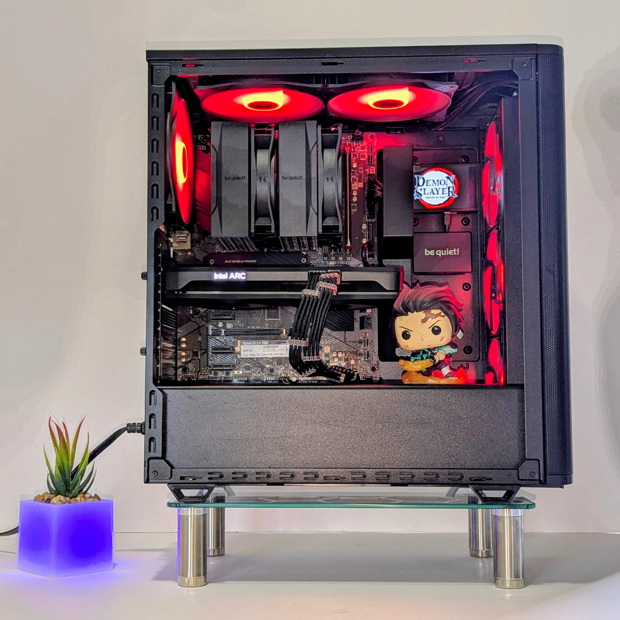 1440p👺Demon Slayer-Tanjiro Build🔥Intel ARC a750🔥32GB RAM🔥Intel I5(K)➕Z490🔥1TB🔥Windows 11 Prof.