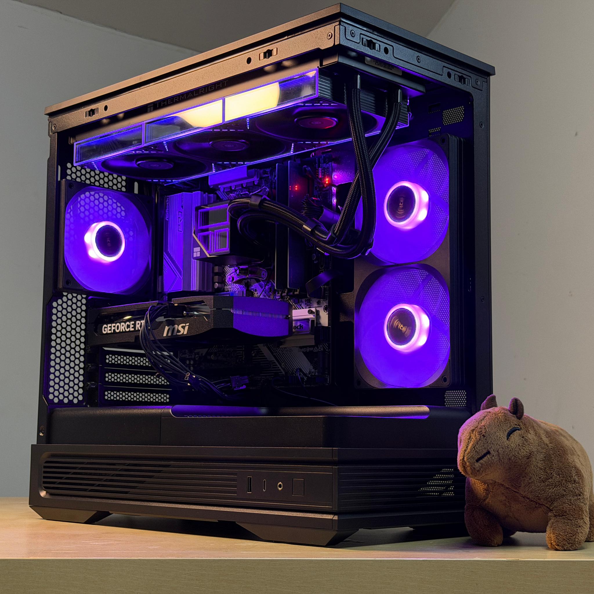 FREE SHIP | Ryzen 5 9600x | RTX 5060 TI | 16gb DDR5 | 1TB NVME SSD | 🖤 Black Gaming PC 🖤 Wifi+Bt