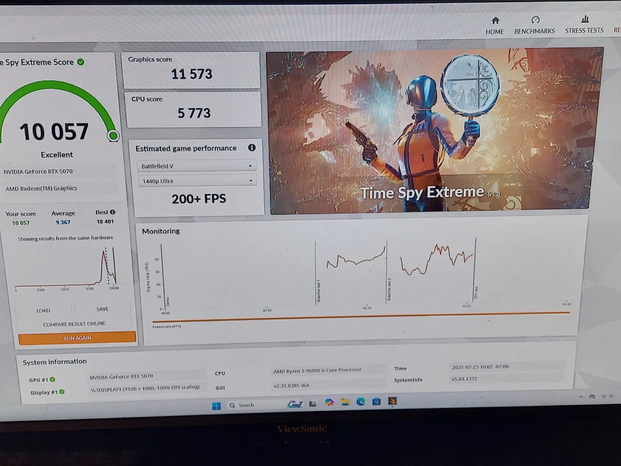Ryzen 9600X/RTX 5070 Founders Ed. 1440p Stealth Gaming PC