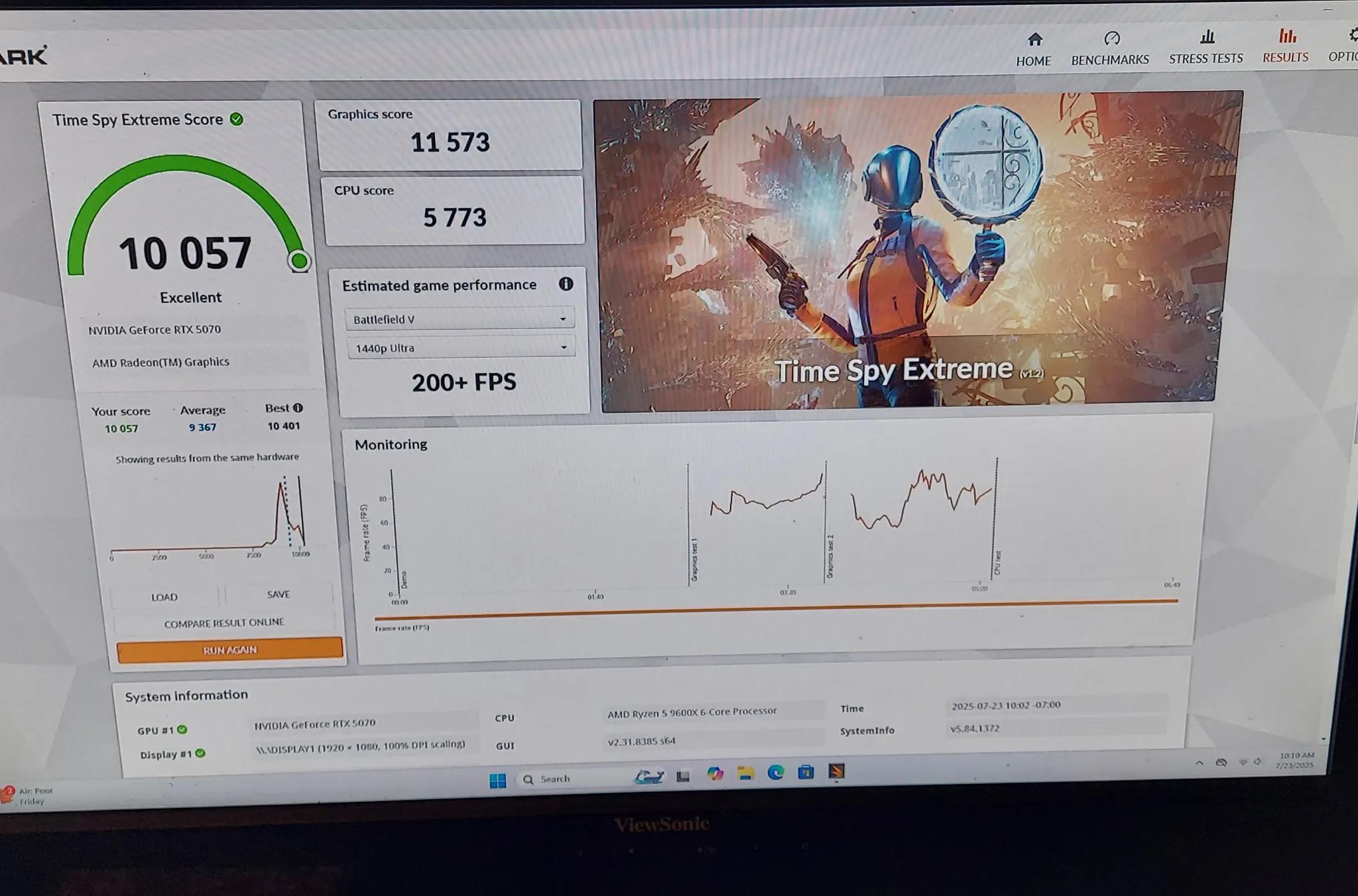 Ryzen 9600X/RTX 5070 Founders Ed. 1440p Stealth Gaming PC