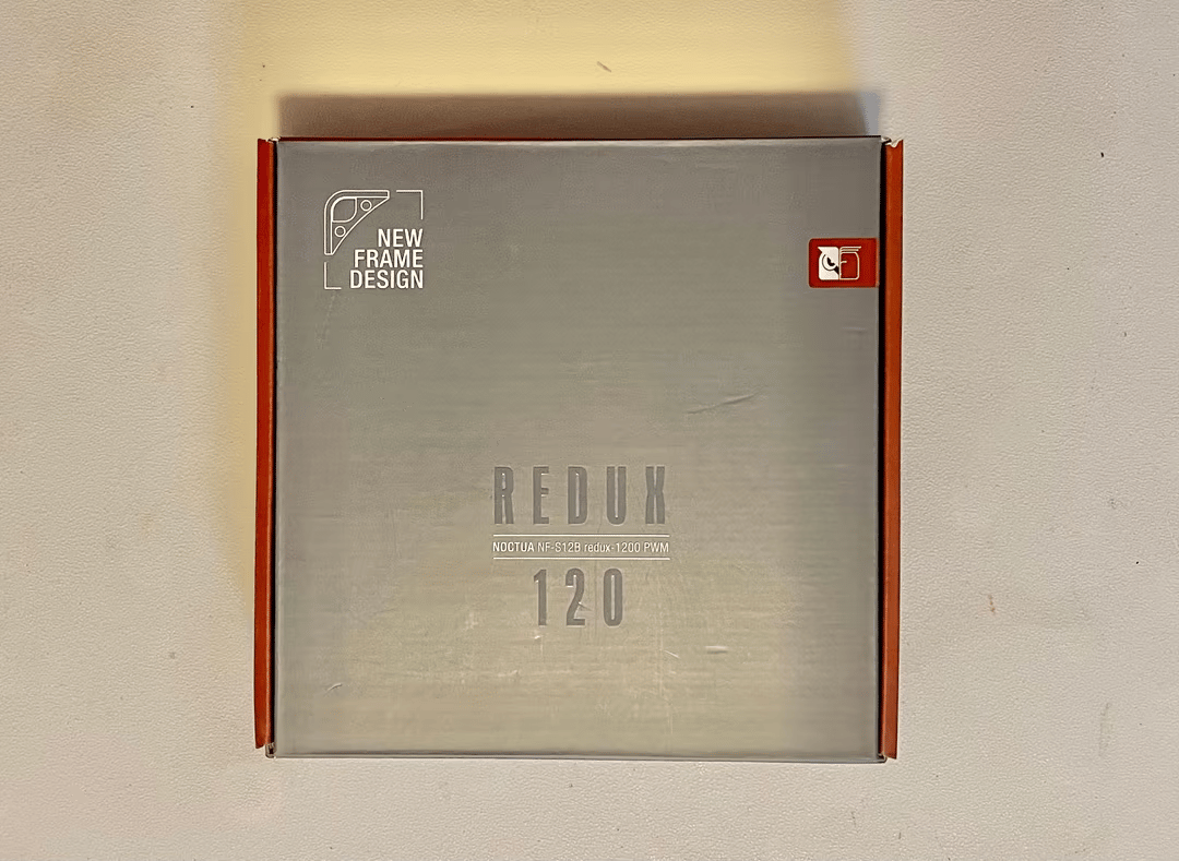 Noctua NF-S12B redux-1200 PWM High Performance Cooling Fan, 4-Pin (120mm, Grey) (Used, Like New)