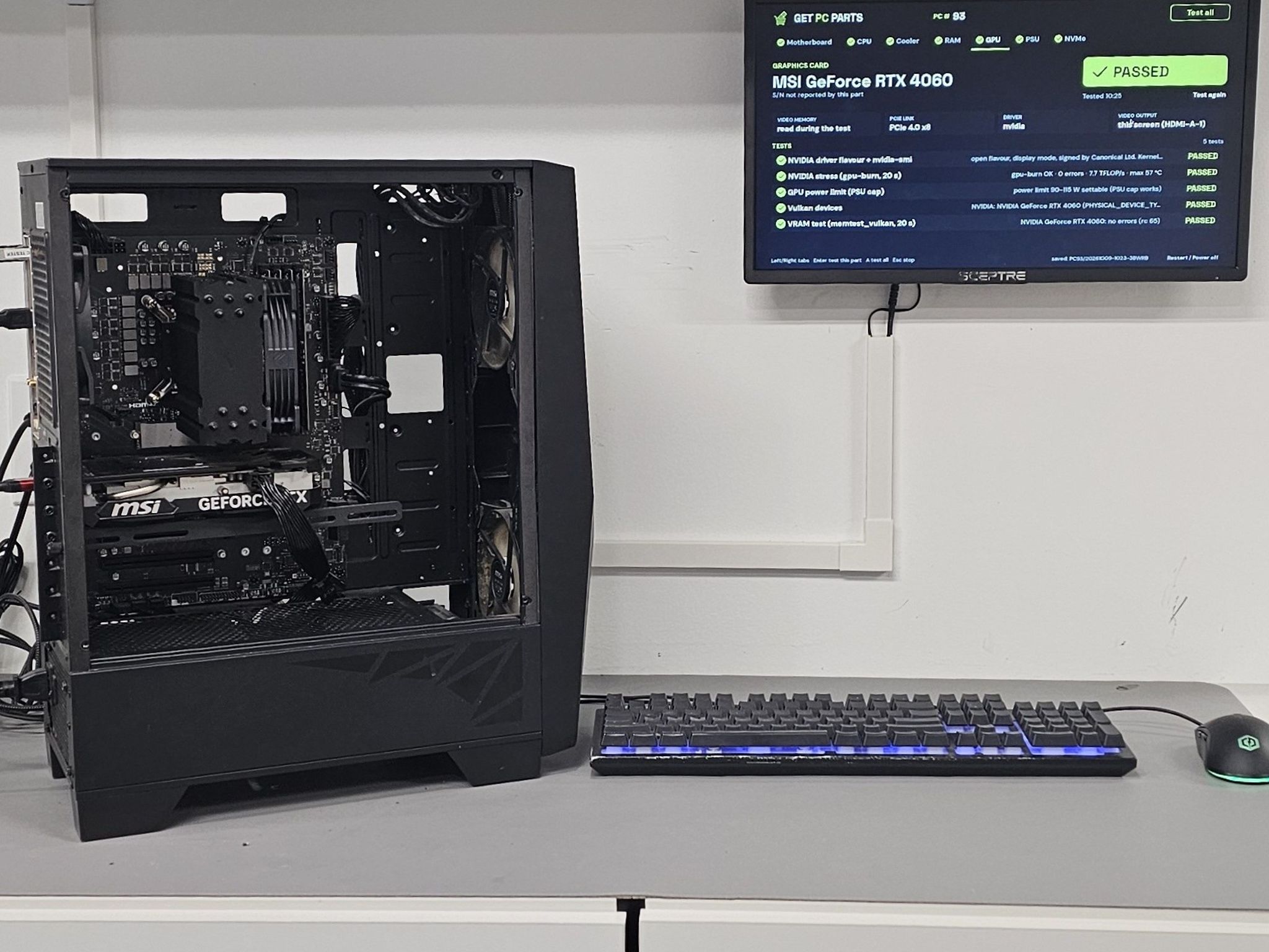 RTX 4060 MSI Ventus 2X Black OC 8GB