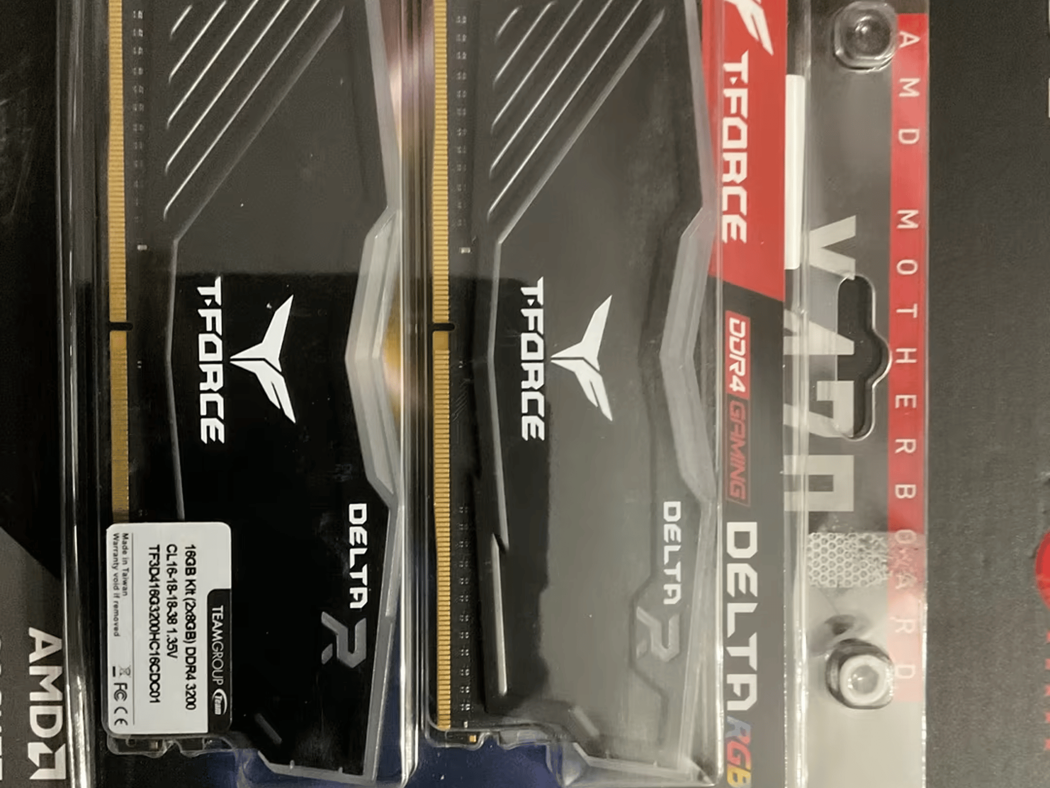 T-Force Delta RGB 16gb 3200 RAM Kit