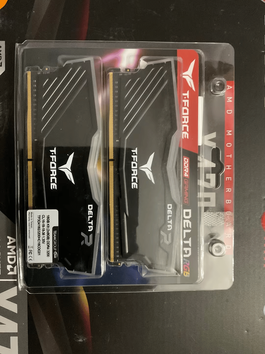 T-Force Delta RGB 16gb 3200 RAM Kit