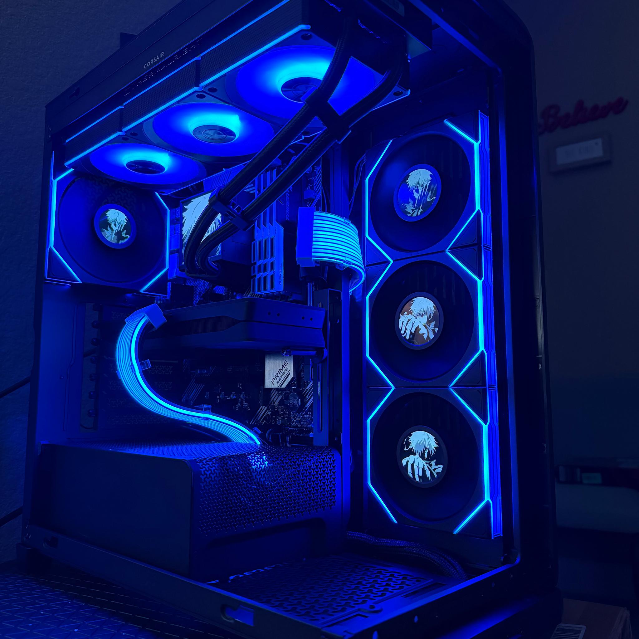 Premium Anime Showcase Gaming PC | Ryzen 5 5600X3D | Arc B580 12GB | 32GB RGB | 1TB Samsung | 360AIO
