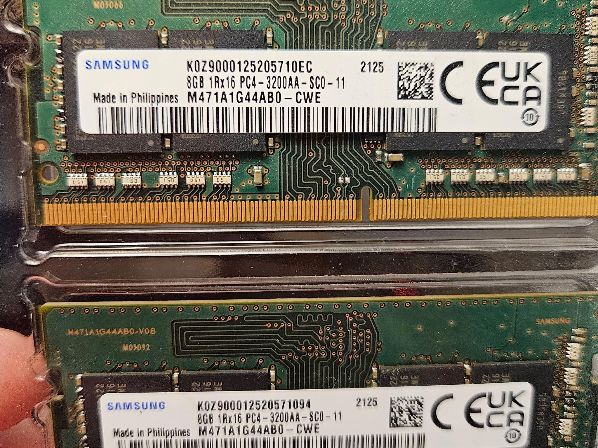 Samsung DDR4 3200 2x8GB (16GB Kit) SO-DIMM Laptop RAM Memory