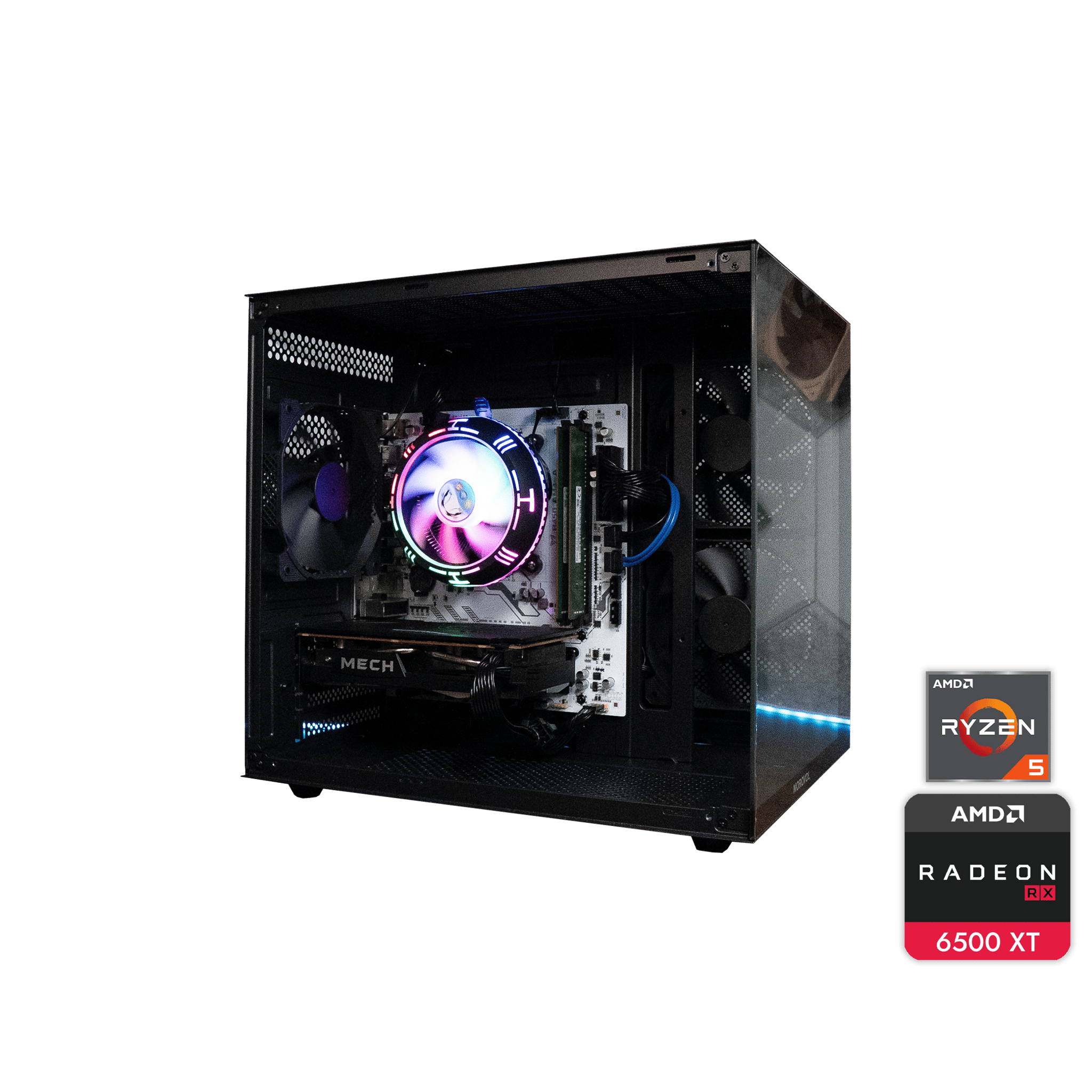 🍬🍬 BUDGET - Fortnite Ready GAMING PC | MSI 6500 XT OC | RYZEN 5 1500X | 16GB DDR4 RAM | 1.25TB |
