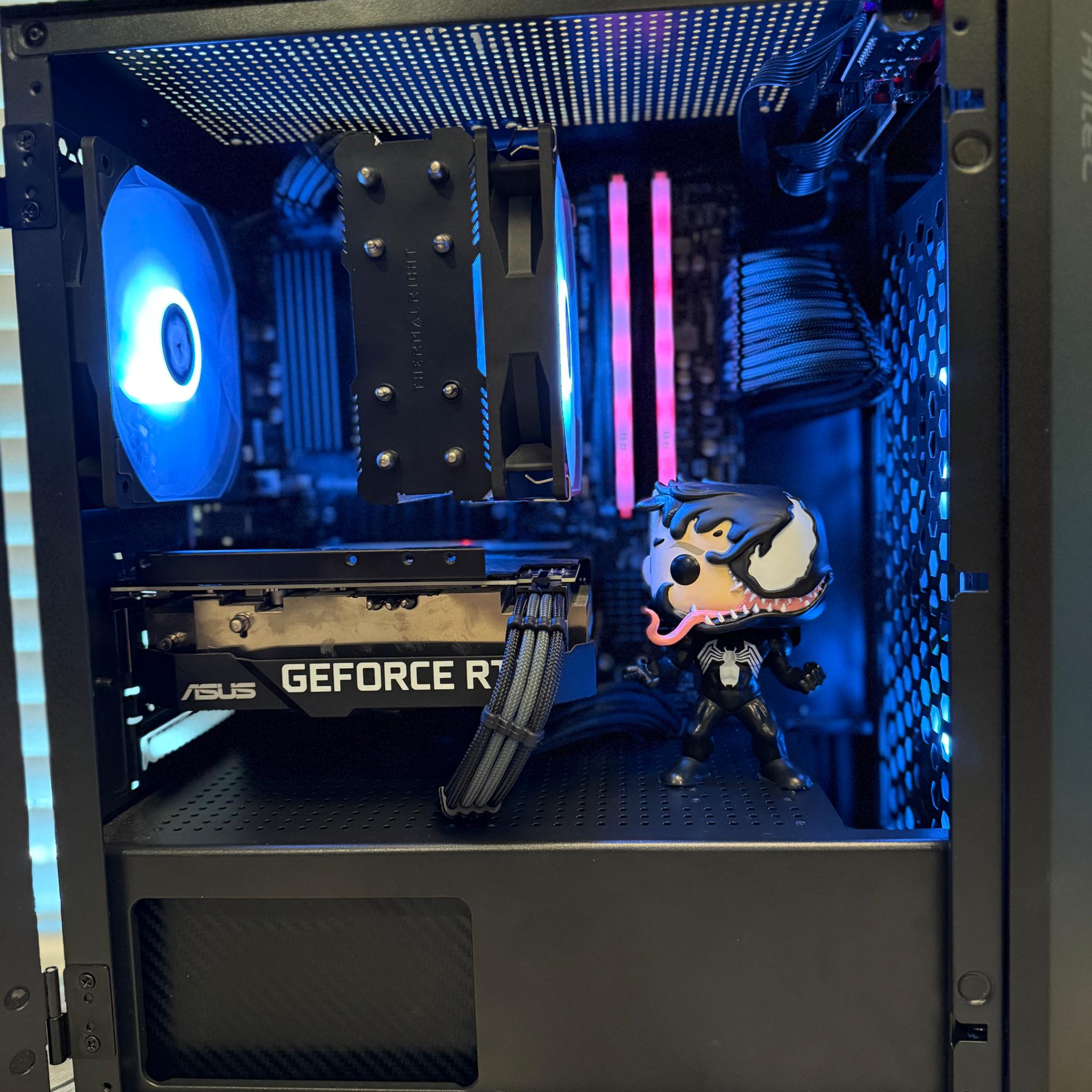 VENOM THEMED GAMING PC | Ryzen 5 5600X | GeForce RTX 3060 12GB | 32GB DDR4 3200MT/s