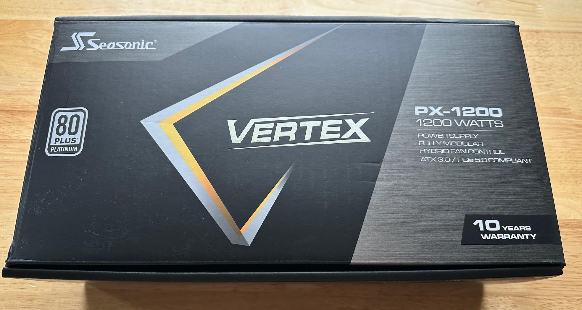 Seasonic VERTEX PX-1200, 1200W 80+ Platinum, ATX 3.0&PCIe 5.0 Ready, Full-Modular
