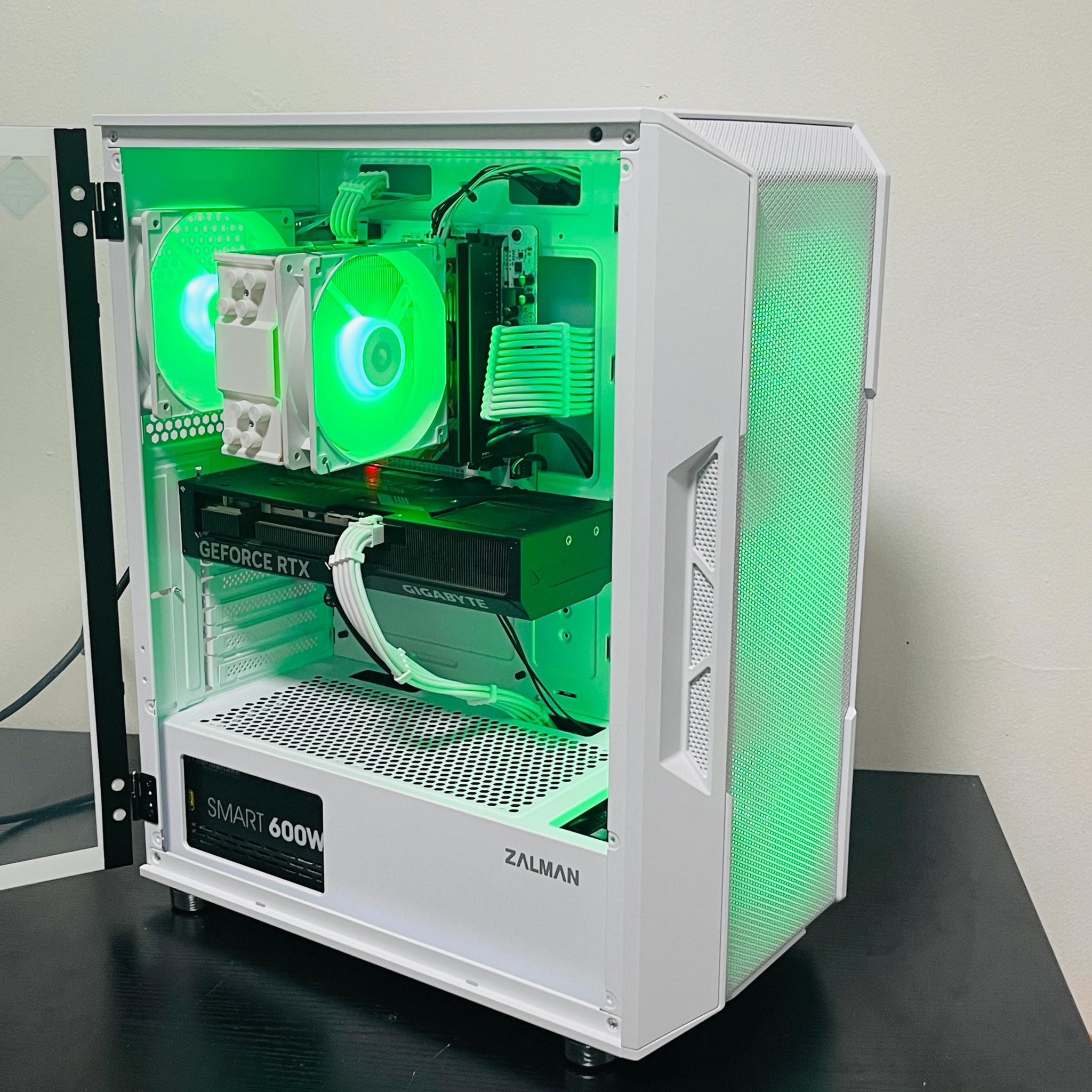 RTX 4070 12GB | Ryzen 7 5700X | 32GB DDR4 | 1TB NVME M2 SSD | Win11 | WIFI+BT | Custom Gaming PC