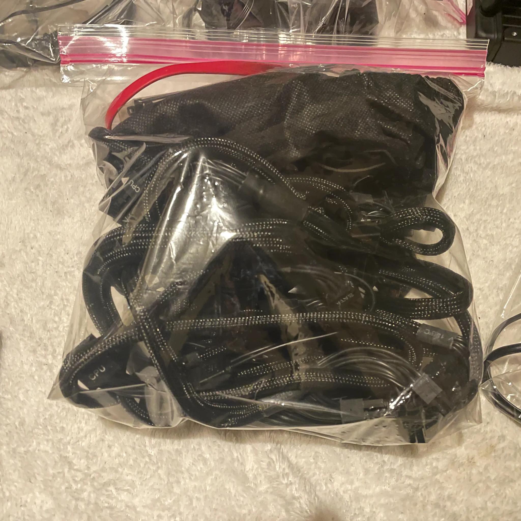 PC HARDWARE BUNDLE - OPEN TO OFFERS: 7 LL120 Corsair fans, EVGA 80G 850W PSU, ASUS ROG 240mm AIO