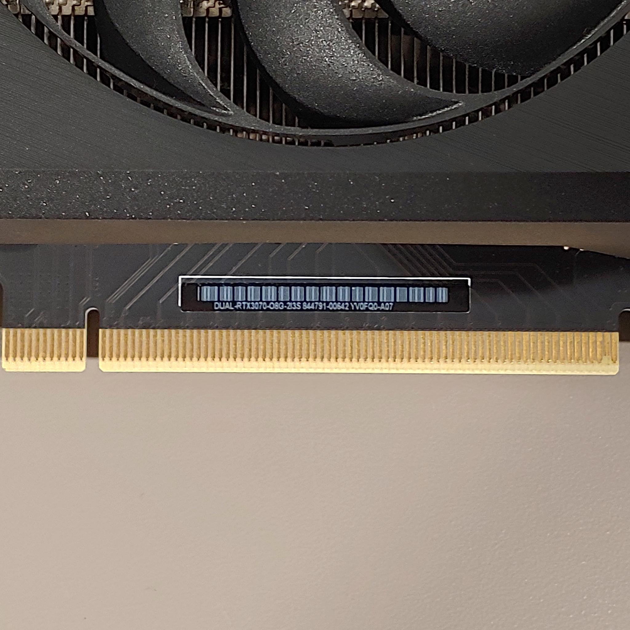 ASUS Dual GeForce RTX 3070 OC Edition 8GB GDDR6
