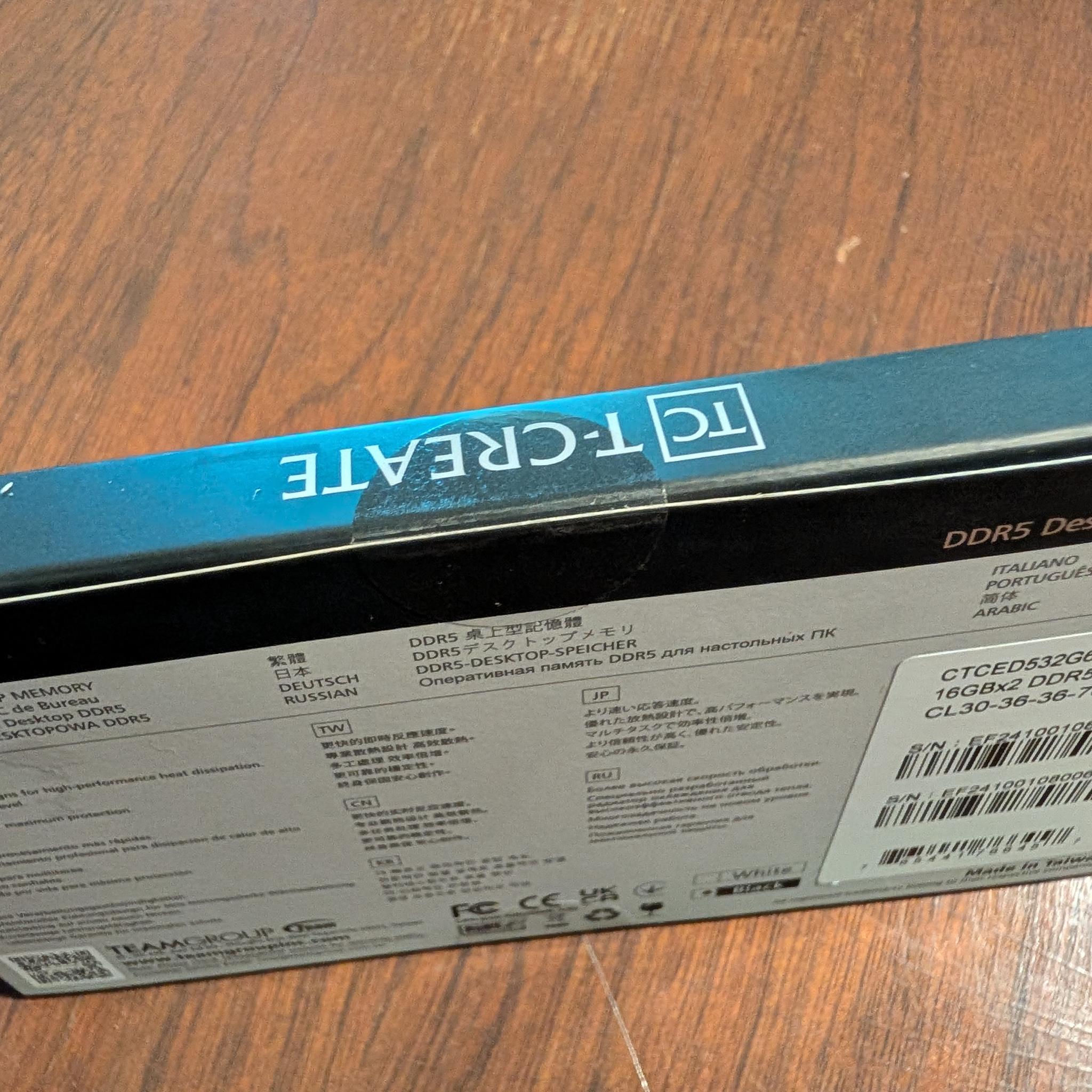 32GB DDR5-6000 CL30