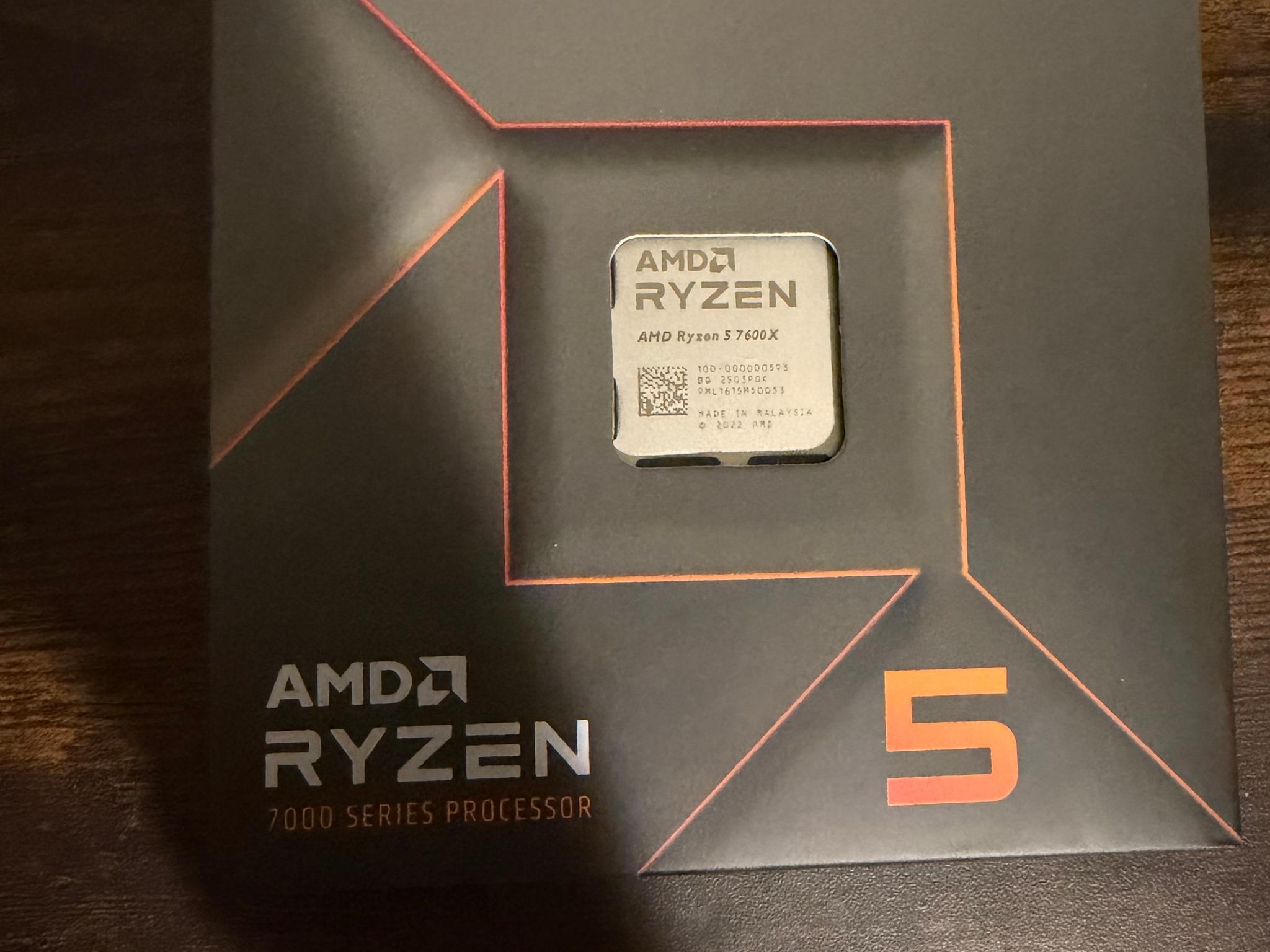 Unopened AMD Ryzen 5 7600X
