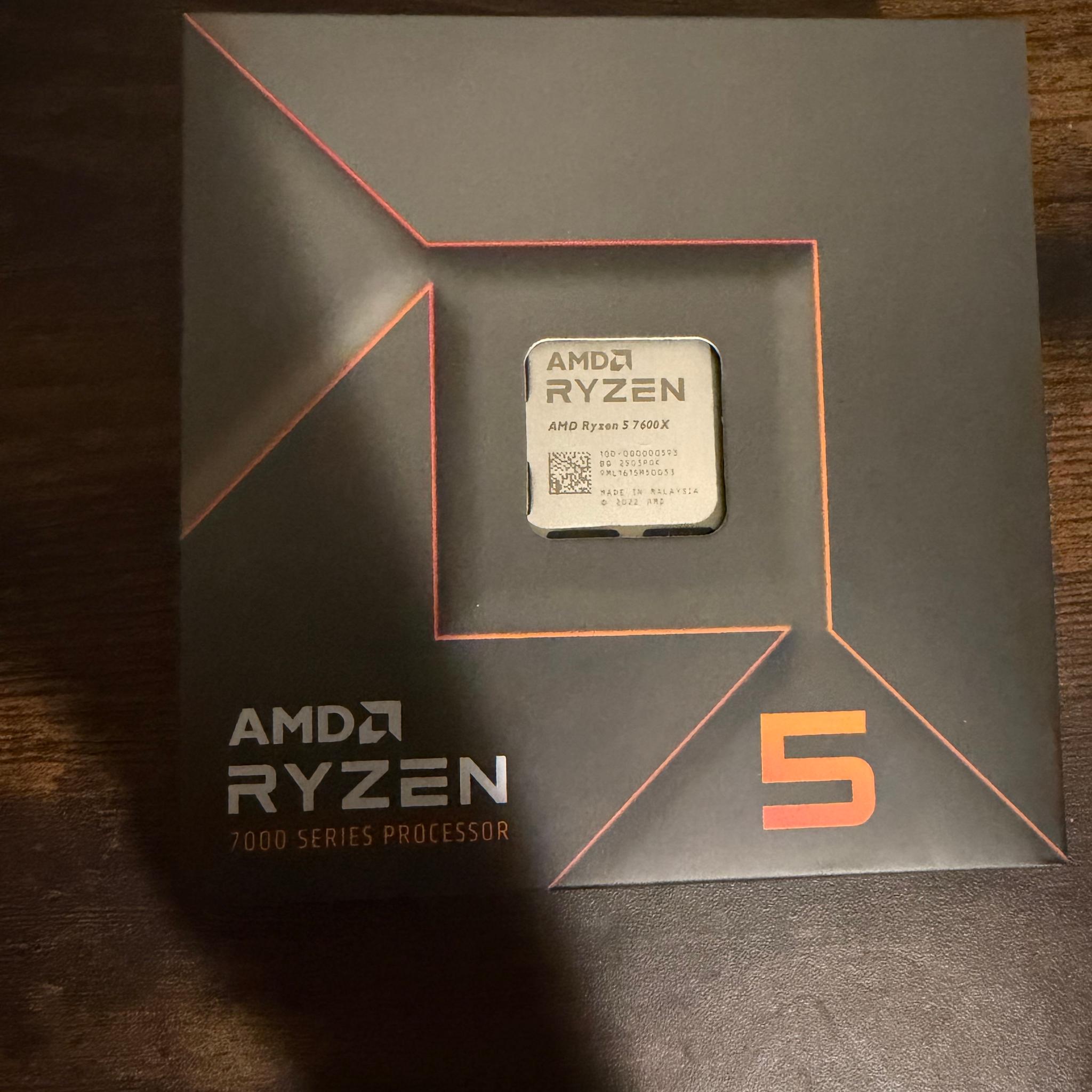 Unopened AMD Ryzen 5 7600X
