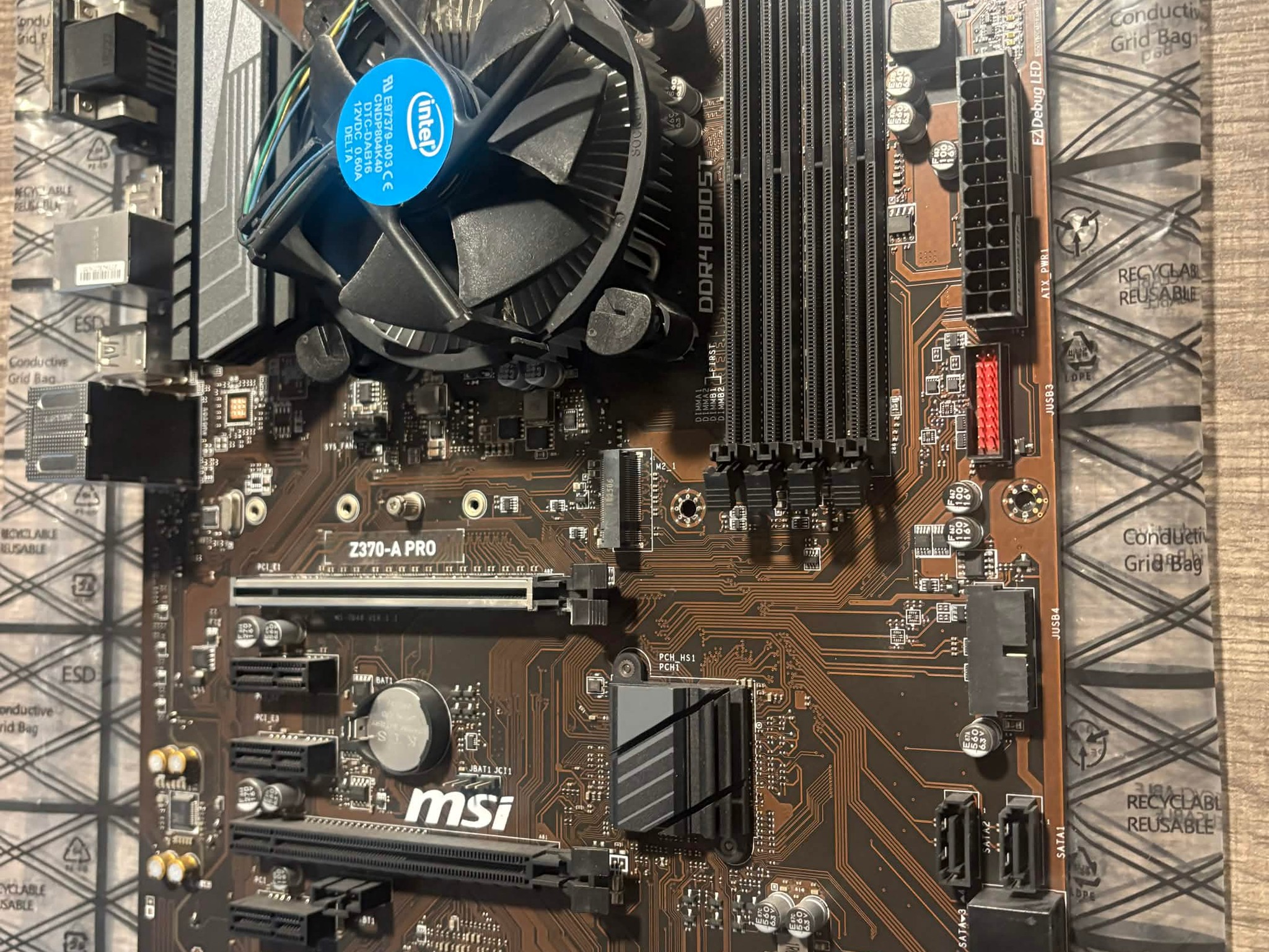 On Sale! MSI Z370-A PRO + Intel i7-8700 Combo – Untested (No IO Shield/Box)