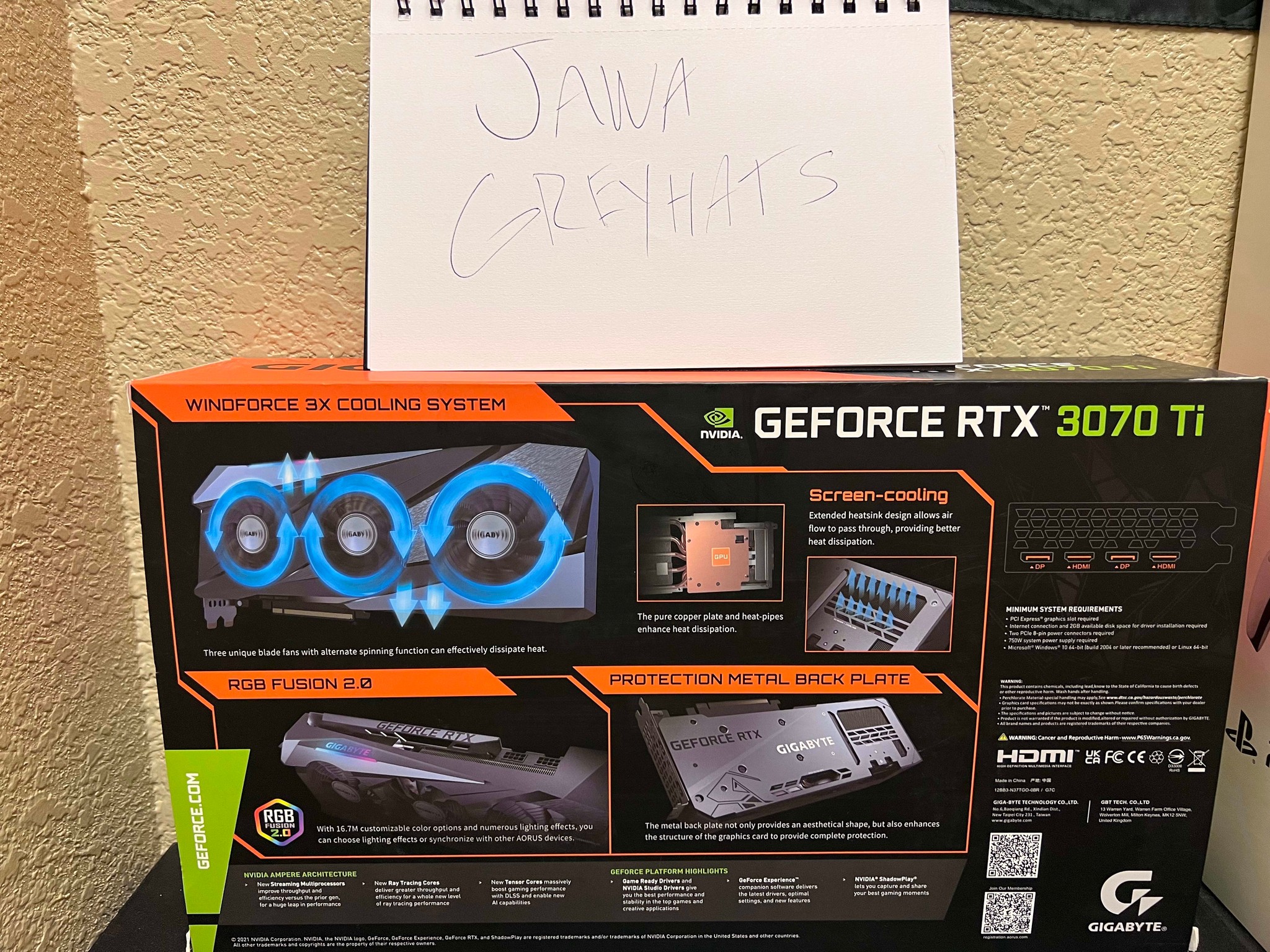 Gigabyte Gaming OC 3070Ti used