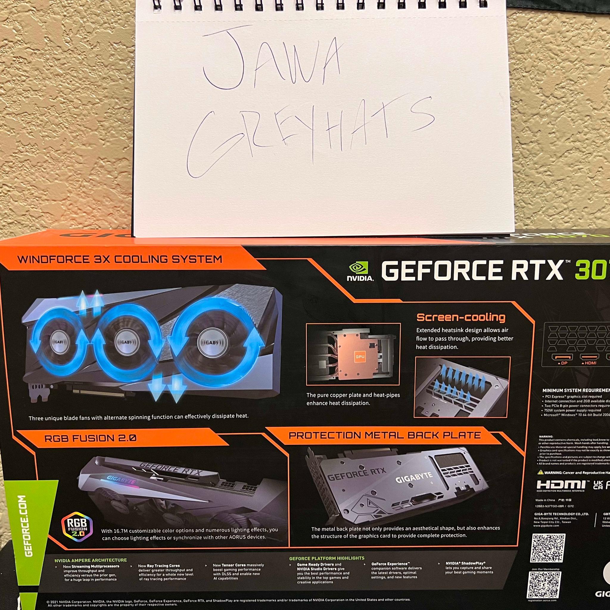 Gigabyte Gaming OC 3070Ti used