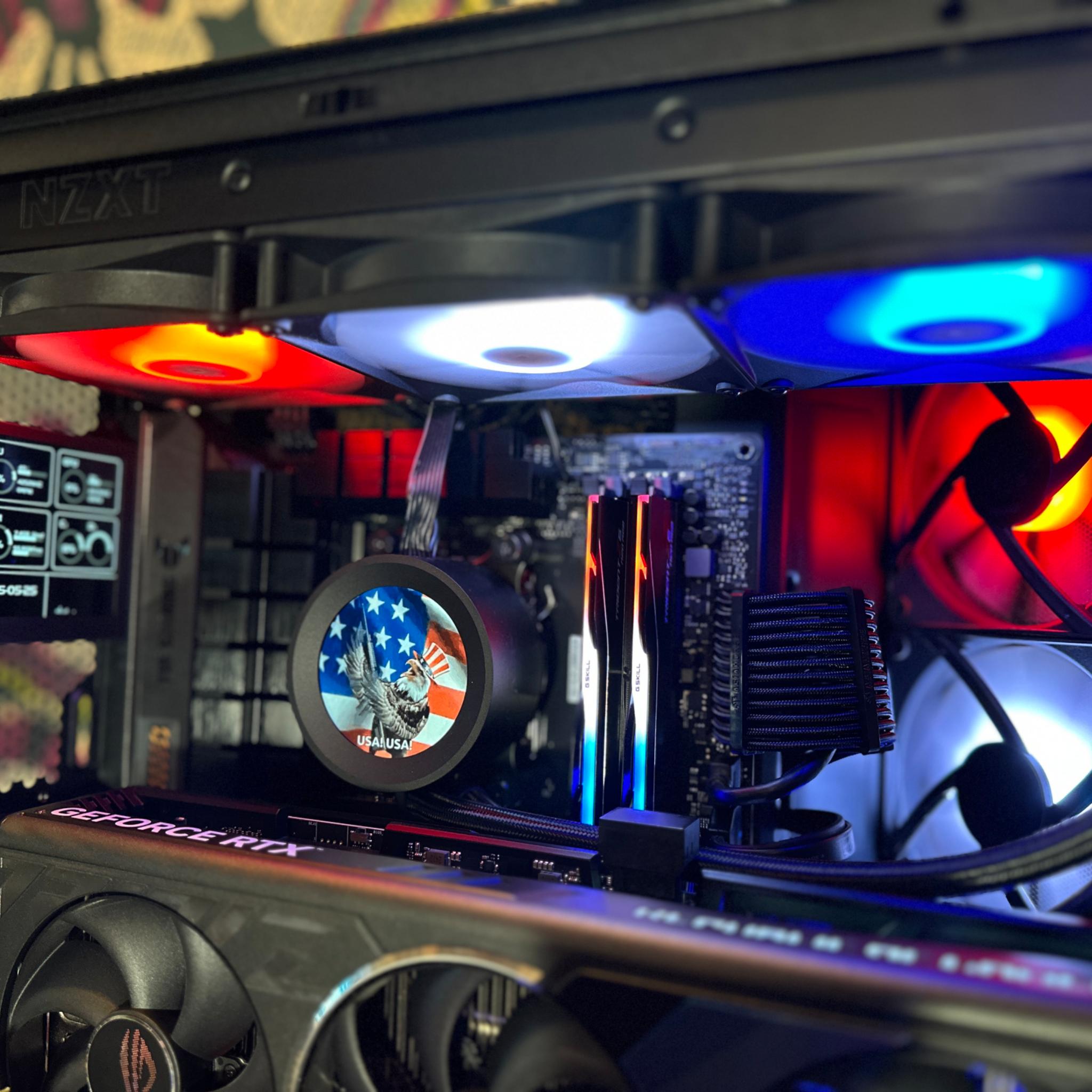 🔥4090 ROG Strix Gaming PC 7800x3d 64gb Ram 4TB M.2🔥