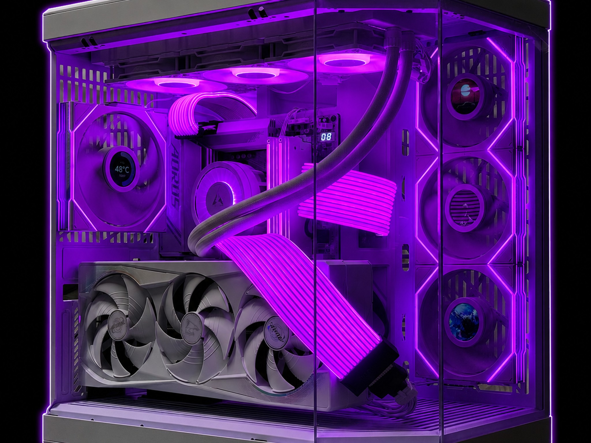 1440P/4K All White Creator Pc / RTX 5080 / Ryzen 7 9800X3D / 32GB
