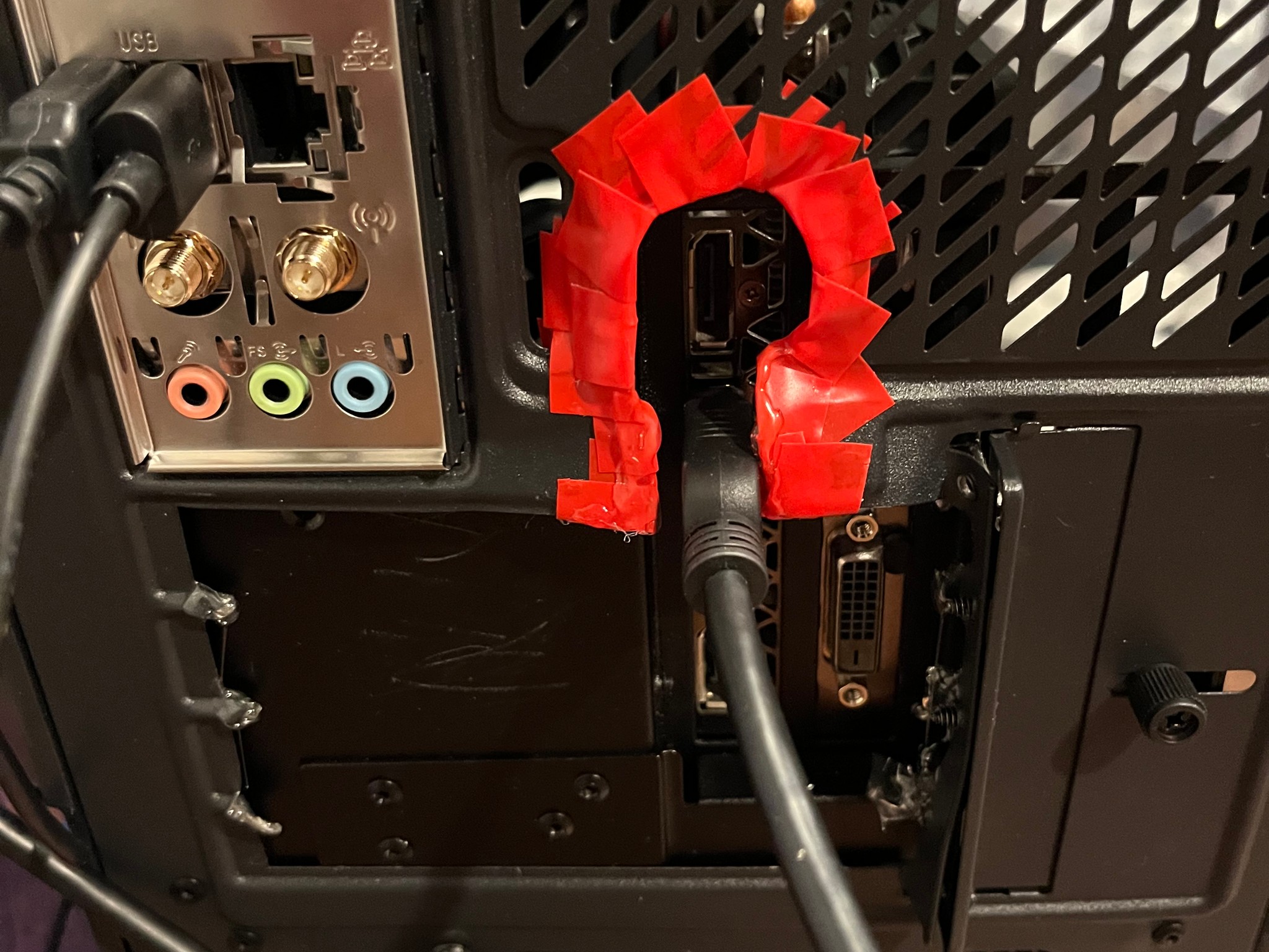CASE DENT - GPU FANS ARE ZIPTIED - GeForce GTX 1060 6GB Custom Gaming PC - Ryzen 5 5500