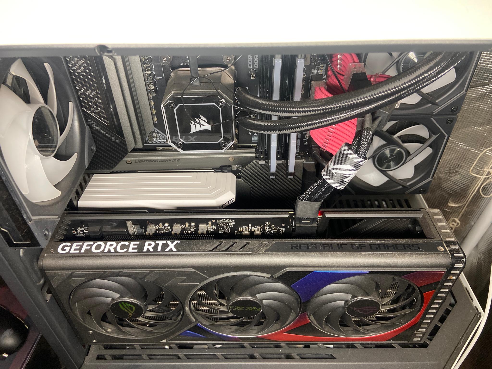 Custom built rog strix 4070ti ryzen 7 5800x