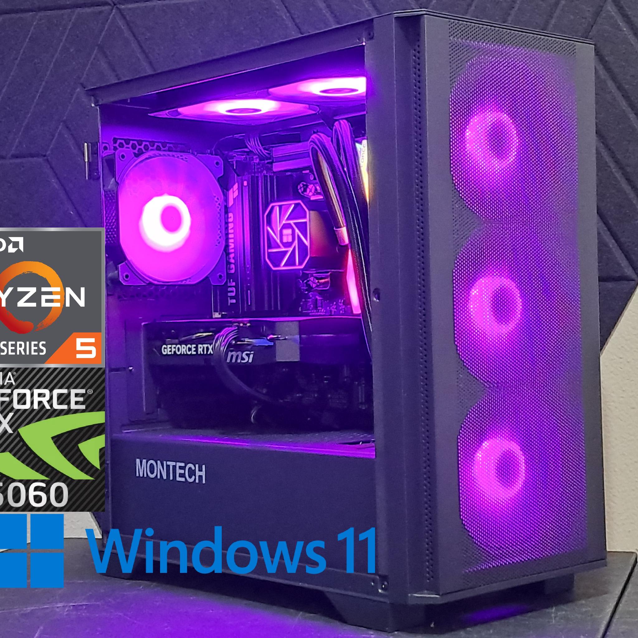 ⚔️1080p Ultra Slayer⚔️ Ryzen 5 7500F | RTX 5060 | 16GB DDR5 | 1TB SSD | WiFi!