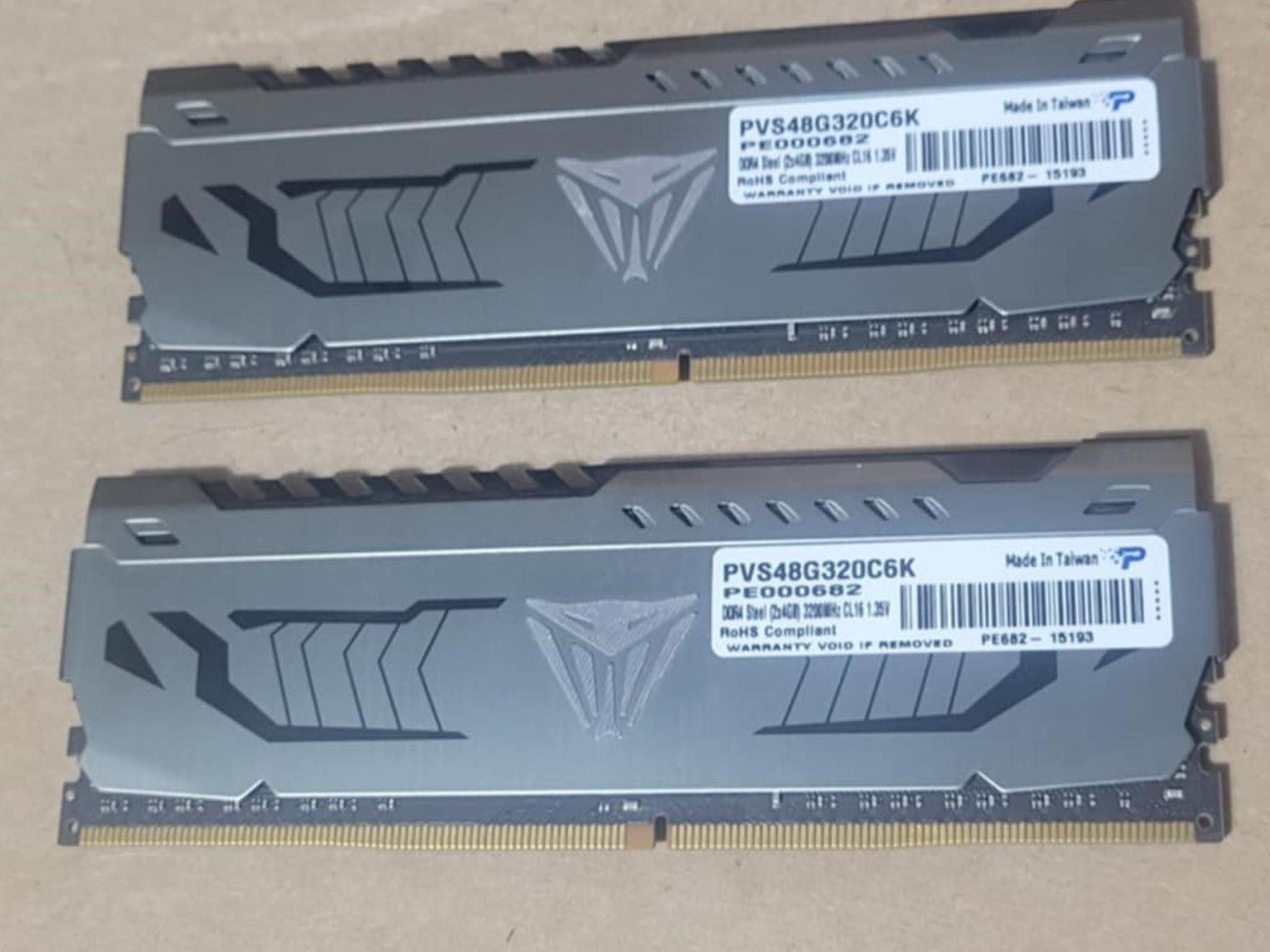Patriot Viper Steel DDR4 8GB (2 x 4GB) 3200MHz Memory Kit