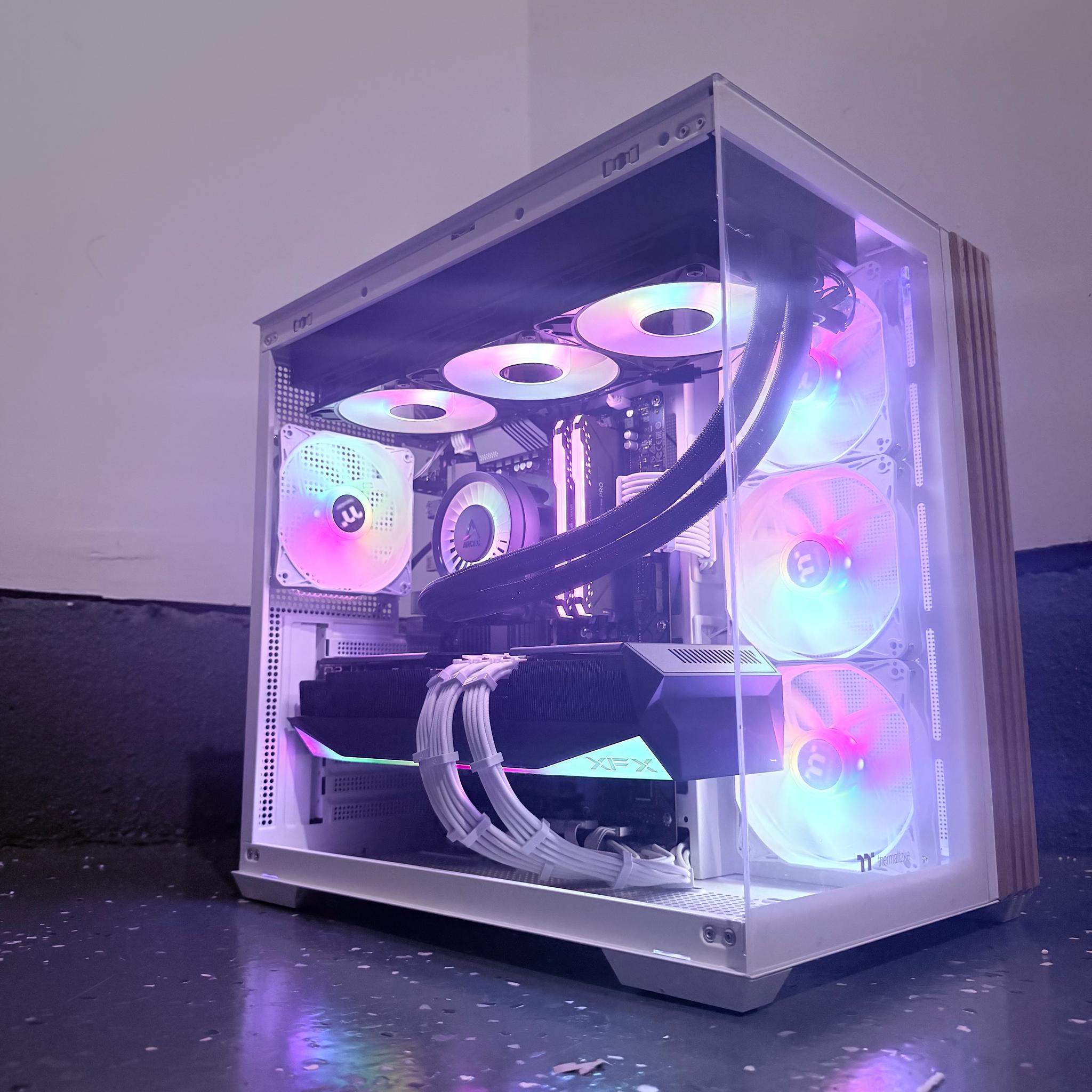 ❄️"Arctic Aurora"🌈 | 4K Gaming | RX 9070XT 16GB | Ryzen 7 5800X3D | 32GB Ram | 2TB+2GB SSD | Free