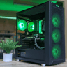 Ryzen 3300x GTX 1070ti Black Silver and RGB PC
