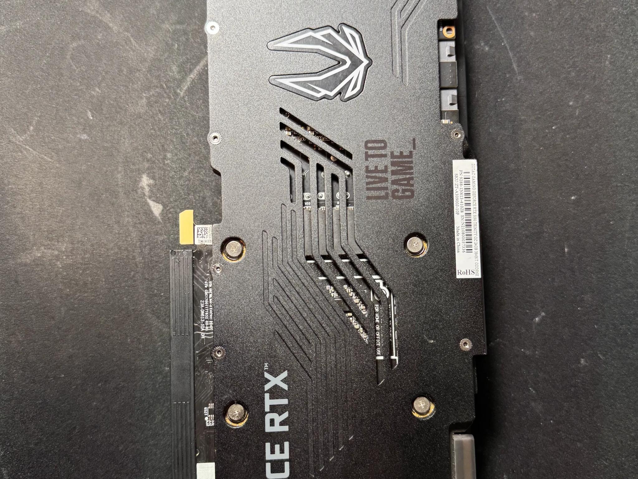 ZOTAC GAMING GeForce RTX 3090 Trinity OC 24GB GDDR6X Graphics Card