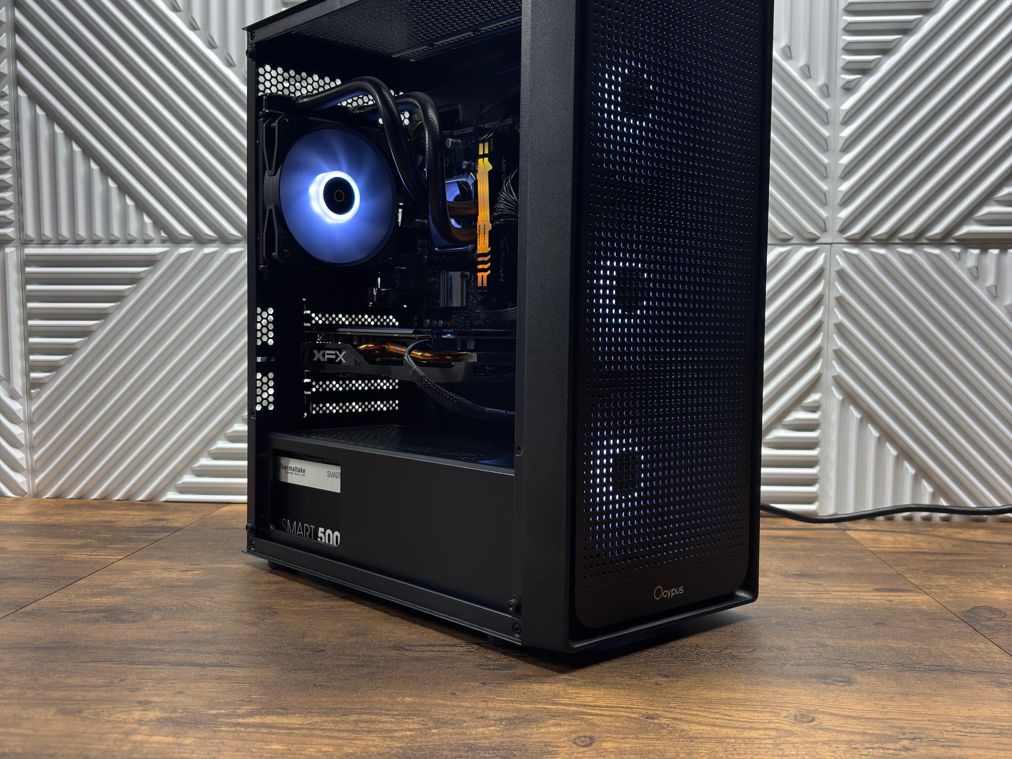 Intel i5-9600K + RX 570 8GB Gaming PC | 16GB RAM | RGB | 740GB Storage SSD + HDD