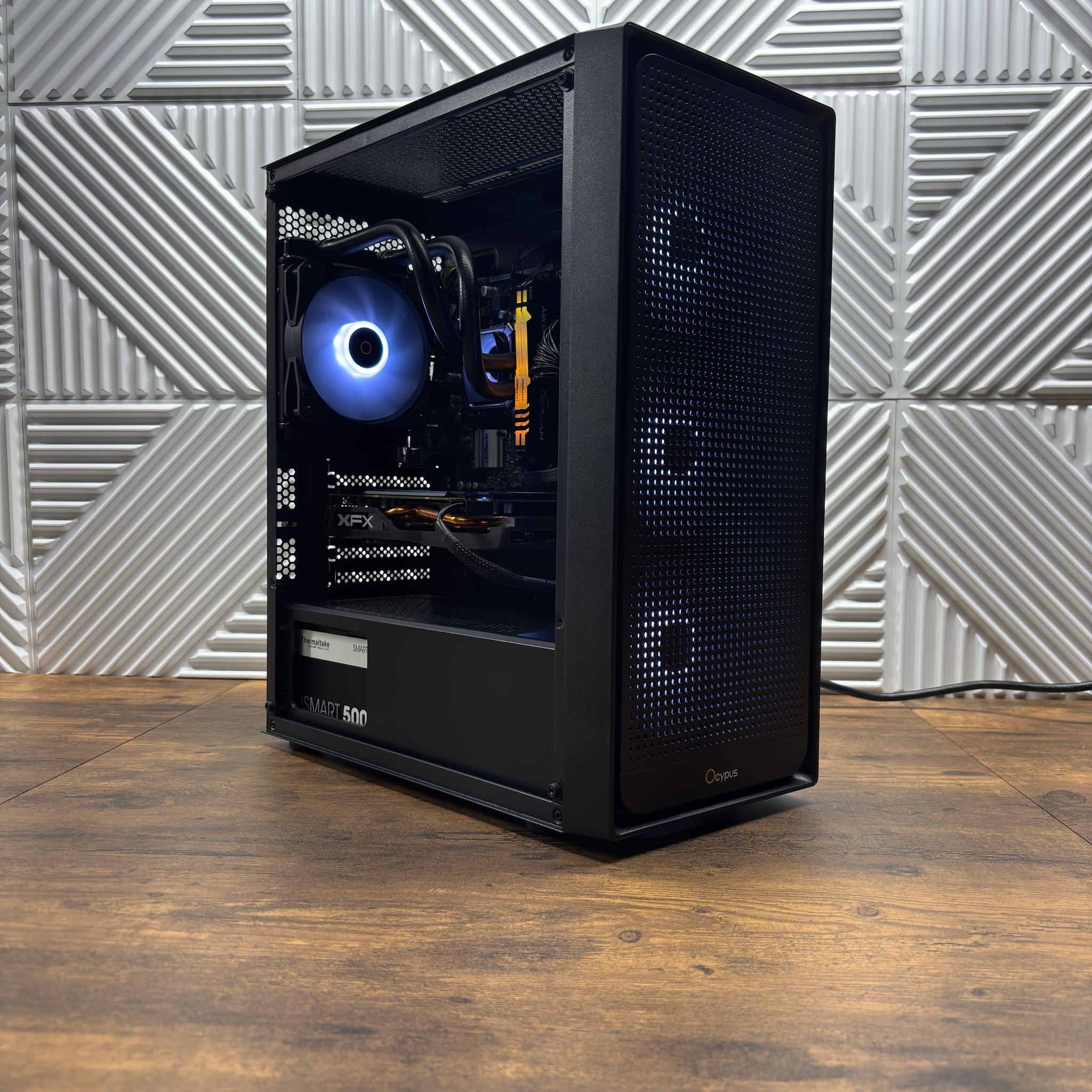 Intel i5-9600K + RX 570 8GB Gaming PC | 16GB RAM | RGB | 740GB Storage SSD + HDD