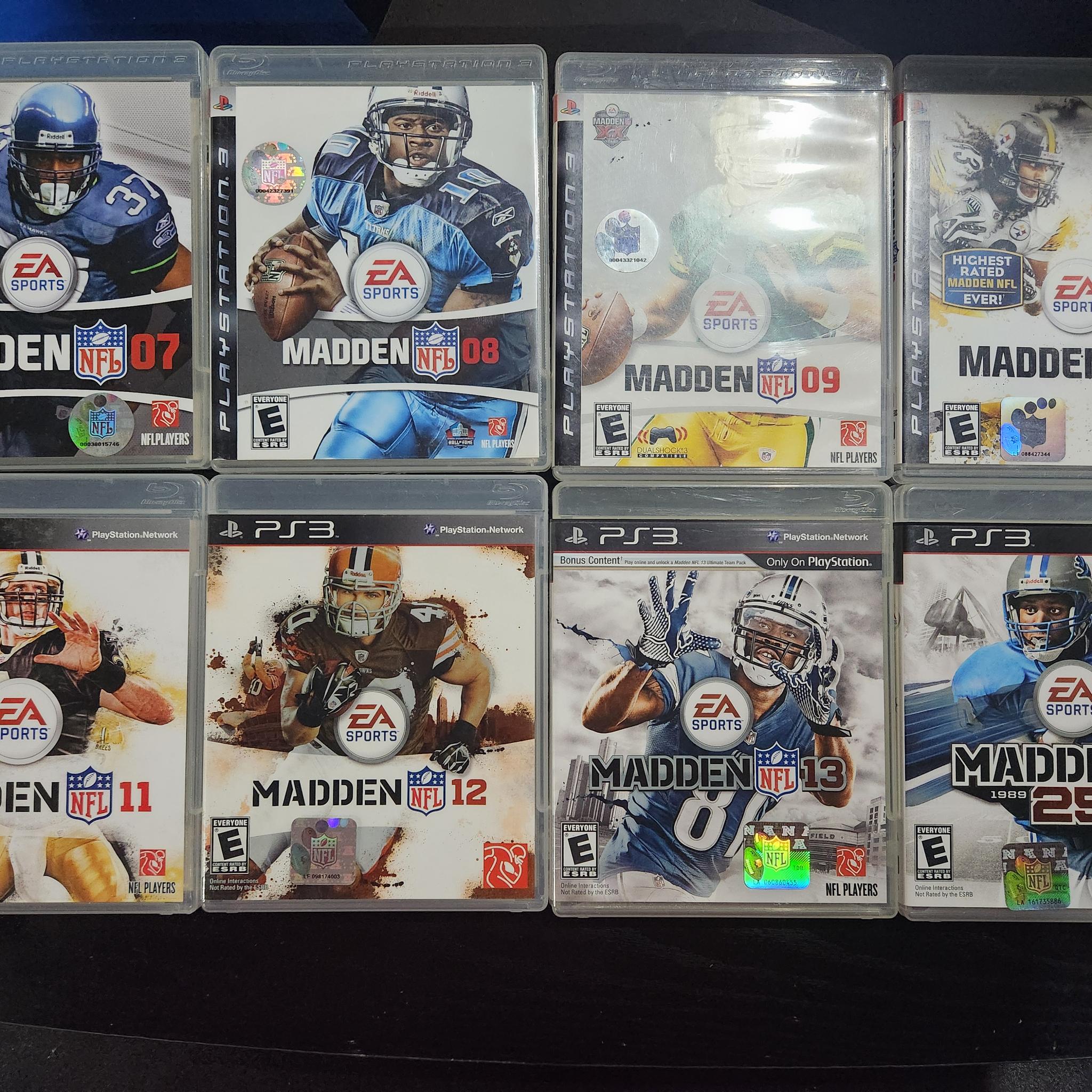 Used Ps3 Madden NFL Bundle Game Pack