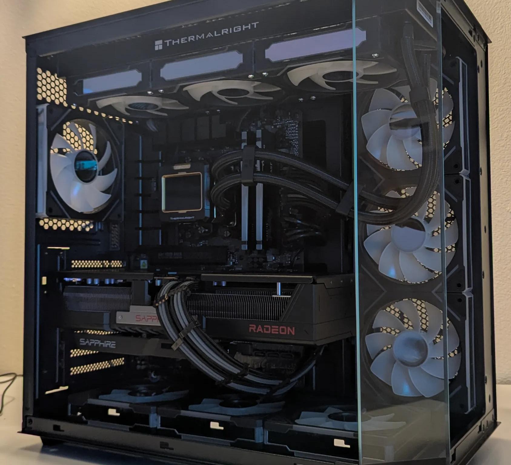 🔥 Ultimate Gaming PC - |RX 9070XT 16GB| RYZEN 7800X3D| 32GB DDR5 | 2TB SSD| 360MM AIO|