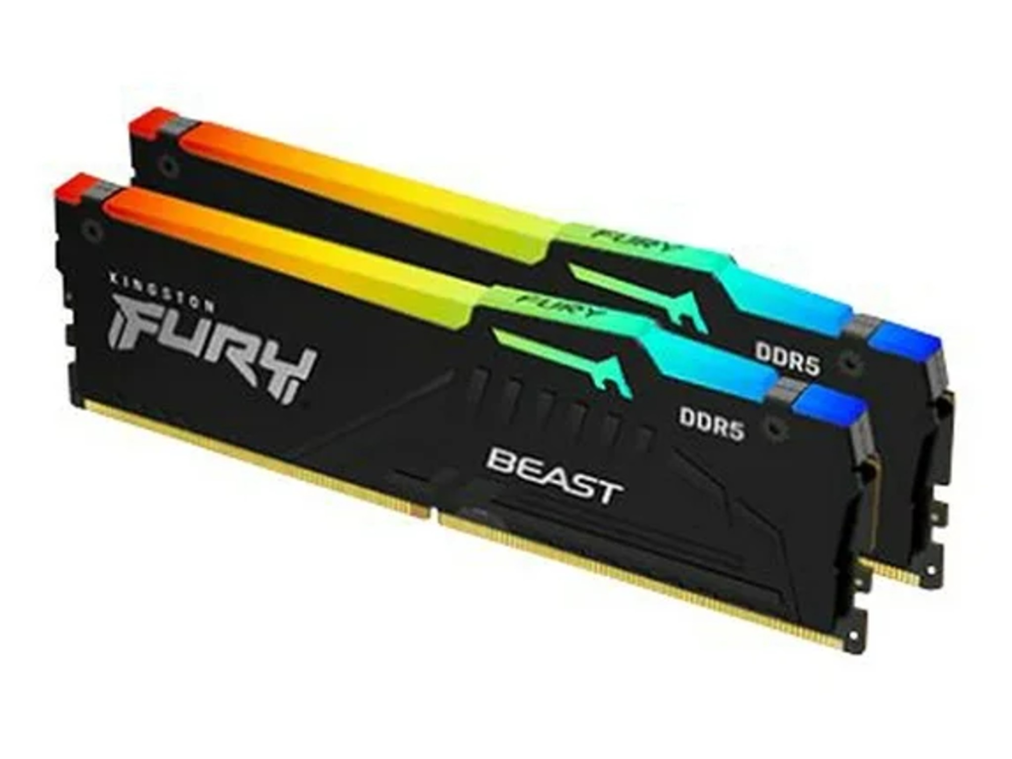 Kingston Fury Beast RGB 32GB (2x16GB) 5600MT/s DDR5 CL36 Desktop Memory Kit of 2