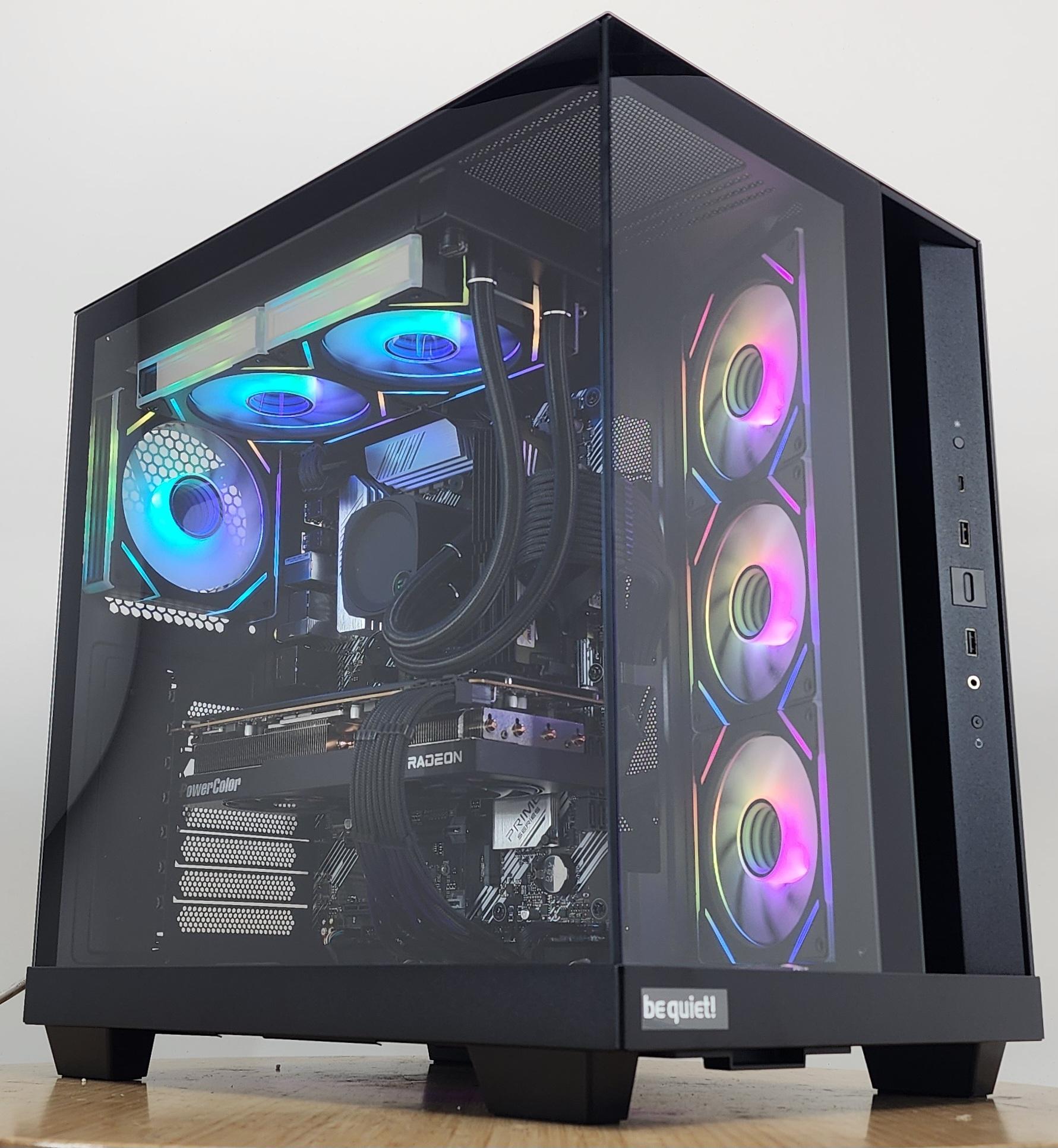 Gaming PC Ryzen 9 5900XT 32GB RAM 2TB SSD RX 7800 XT 16GB Windows 11 Computer
