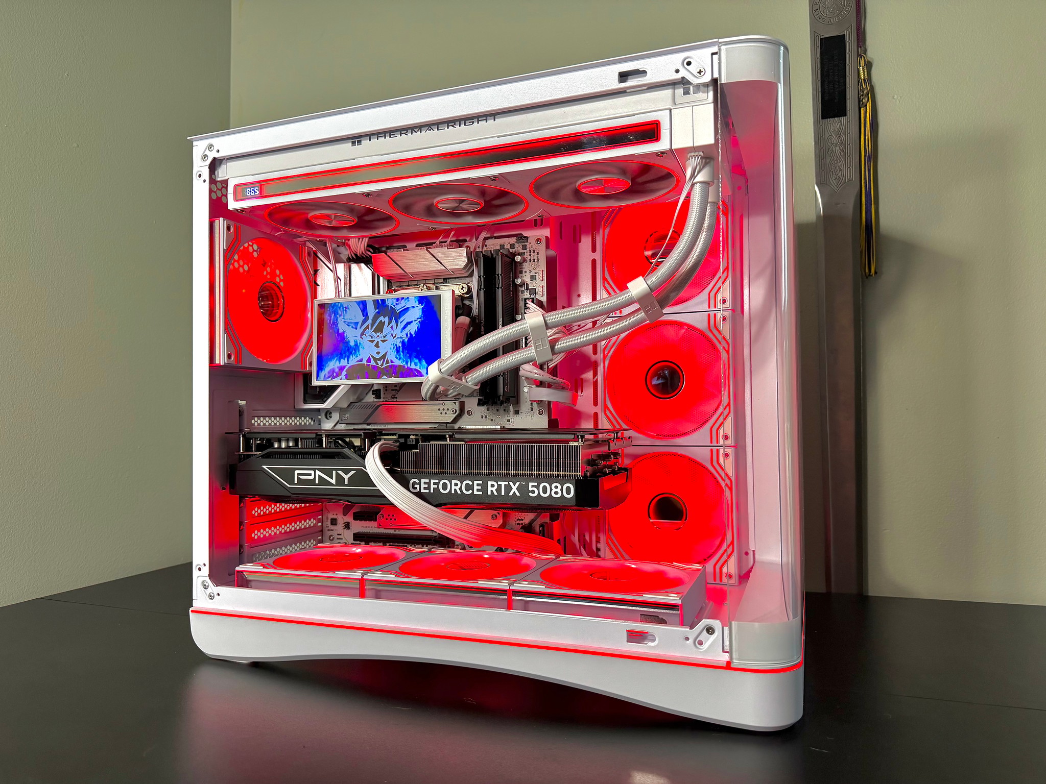RTX 5080 | i9 14900kf | 32GB DDR5 | 2TB SSD | 5.5in LCD screen | 1000W Power Supply White Gaming PC