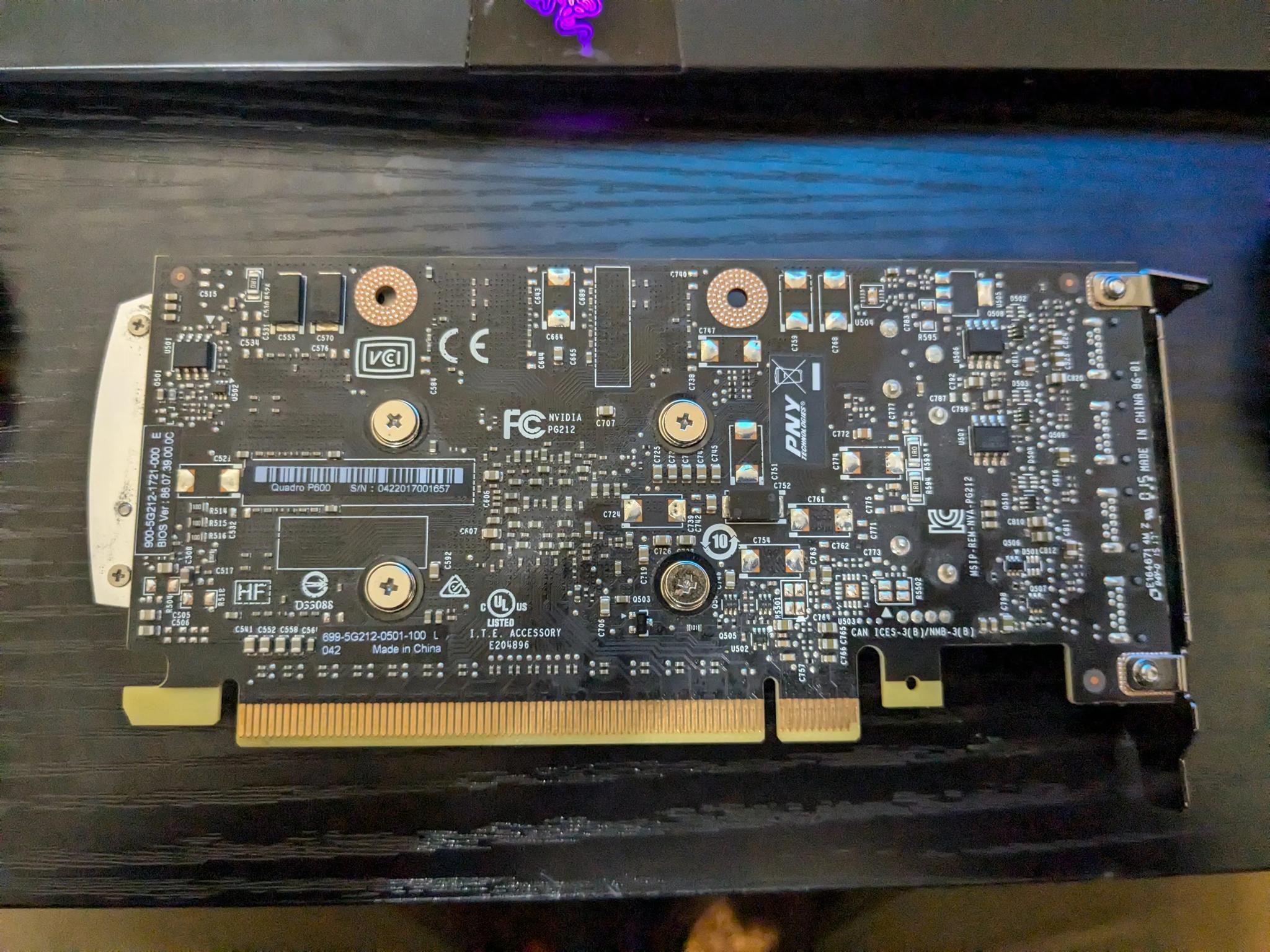 Low Profile SFF Nvidia Quadro P600 2GB 4x Mini DP | Budget gaming, workstation, better than GT 1030