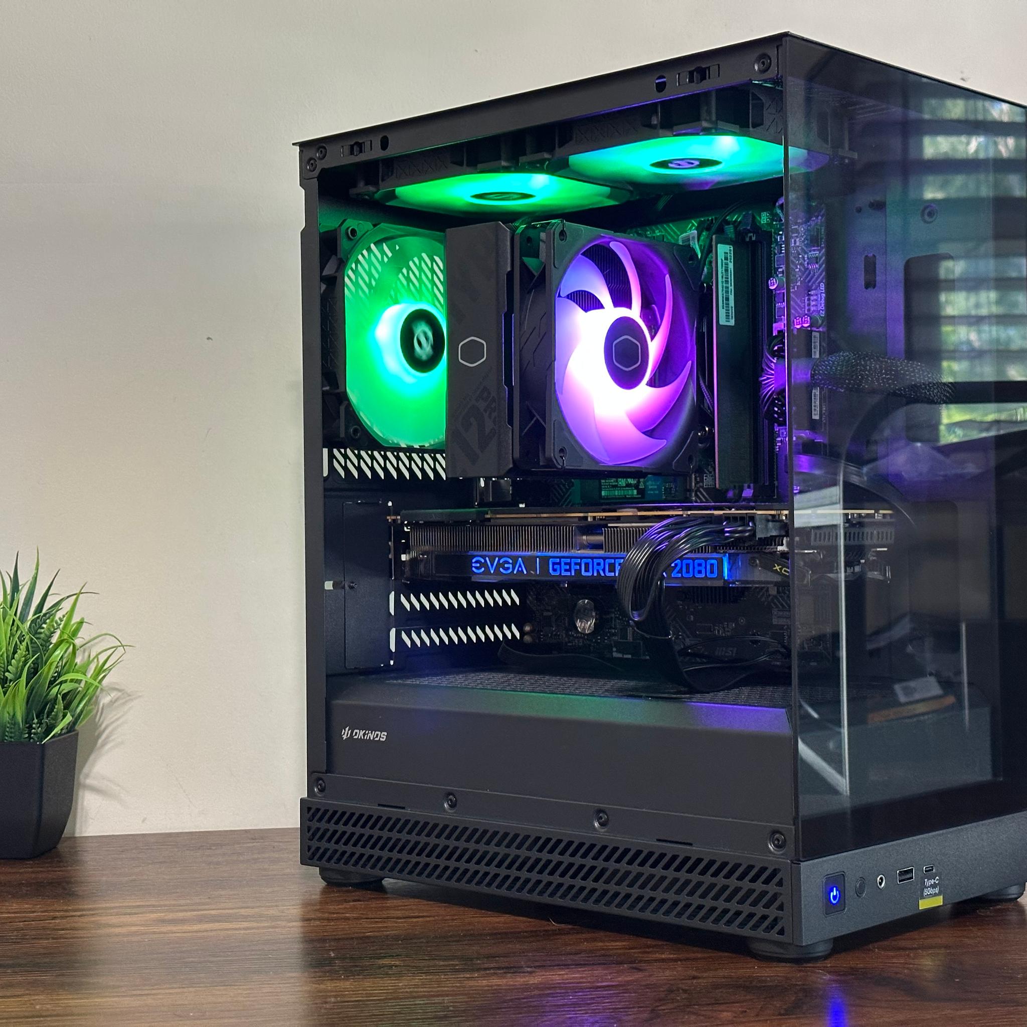 GAMING PC | RTX 2080 | I3-13100F | 16GB RAM | 500GB SSD | WIN 11