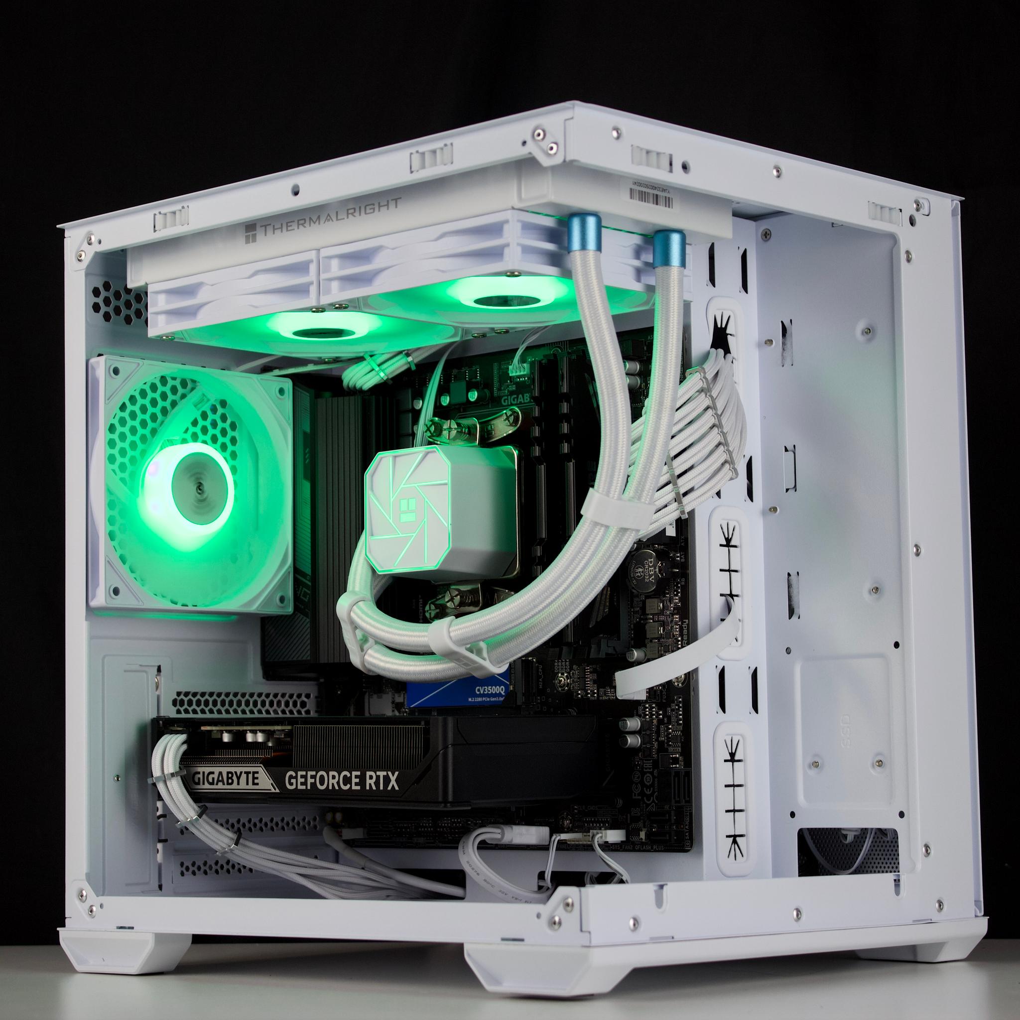 🧊❄️🧊 White Gaming PC – RTX 5060 TI, Ryzen 7 5700X, 32GB RAM, 1TB SSD - WiFi, BlueTooth 🧊❄️🧊