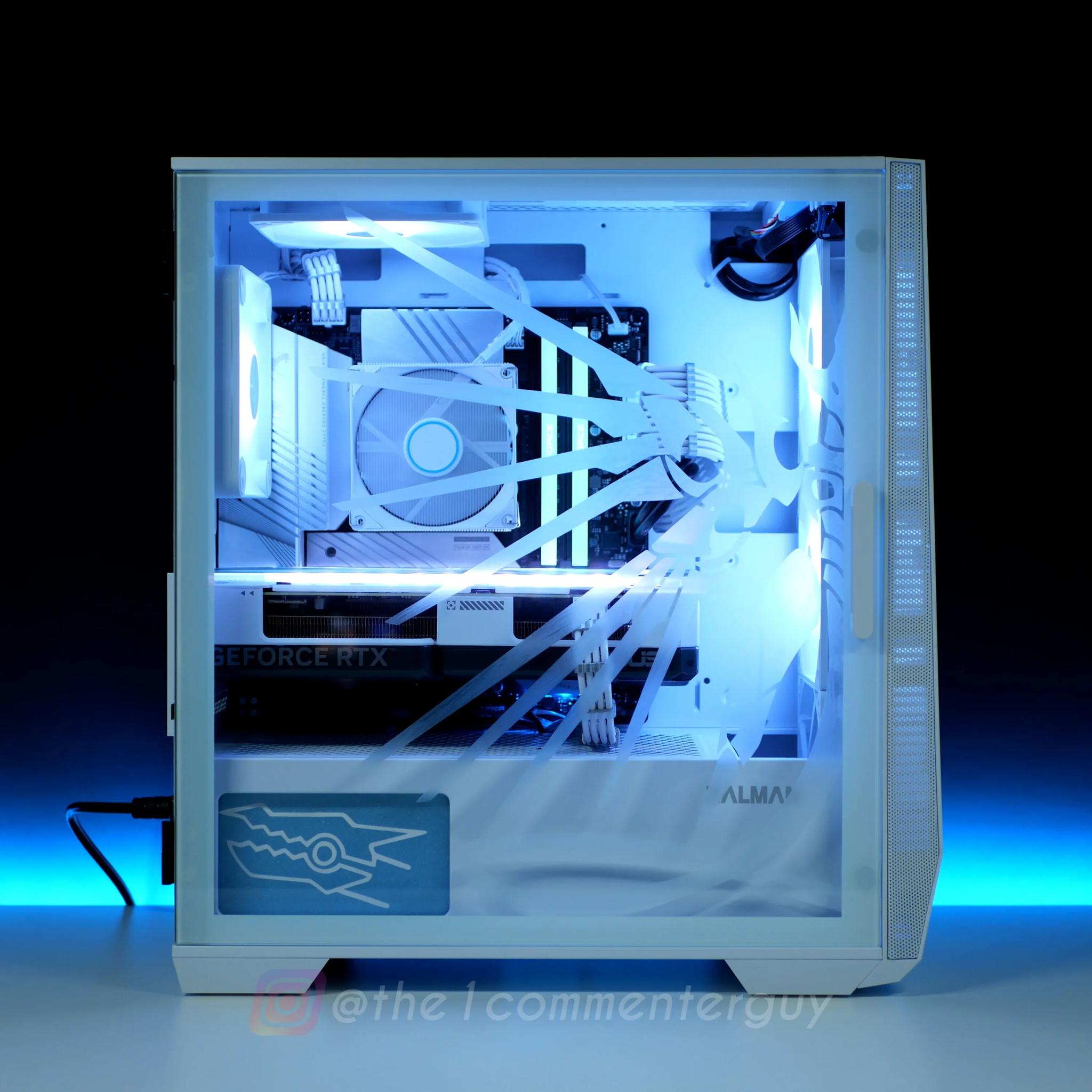 💫Stardust🐉| RTX 4070, Ryzen 7 5800x, 32GB ram Yu-Gi-Oh theme pc build