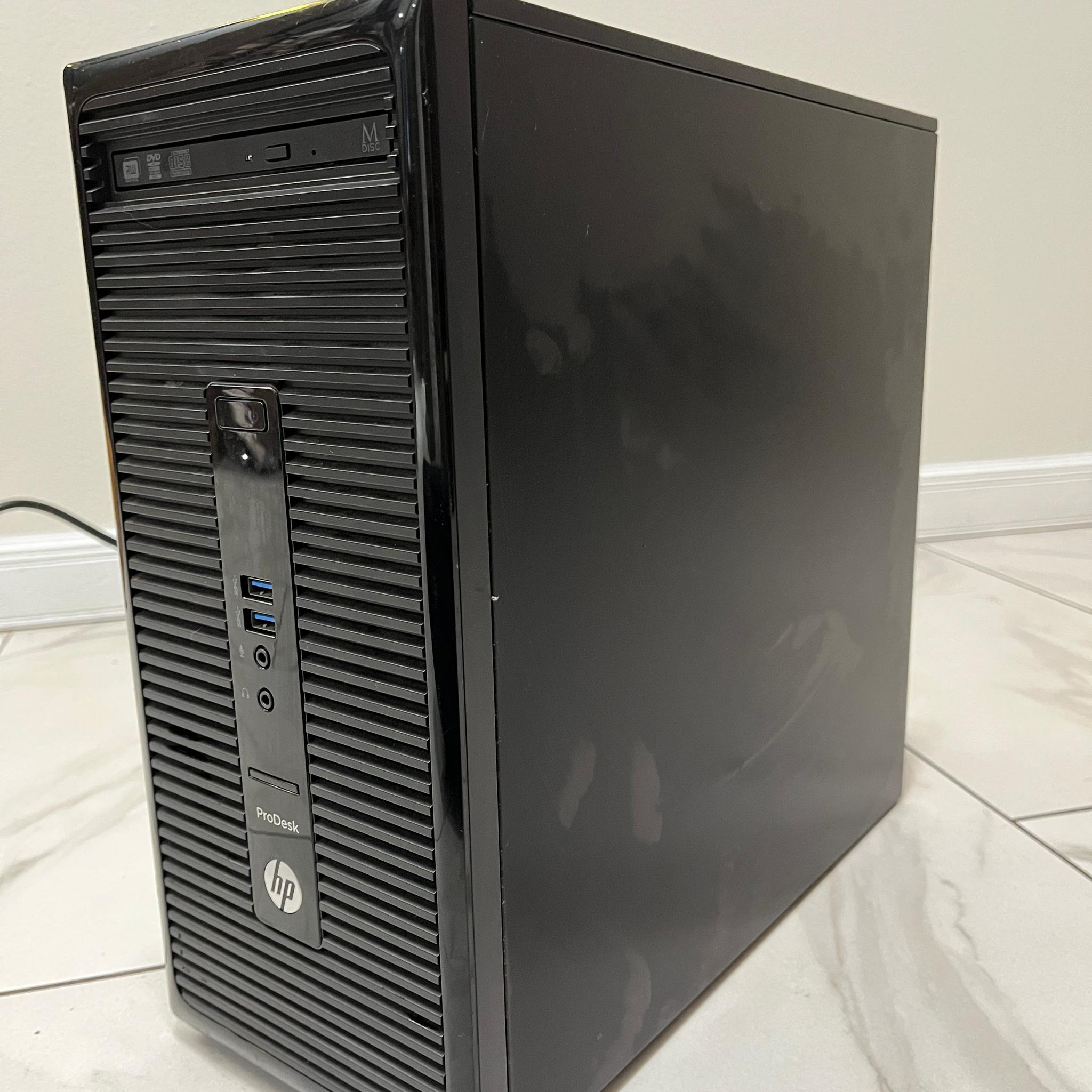 NVIDIA RTX 2060 SUPER, Intel Core i3-12100, 16GB RAM, 500GB SSD - Sleeper Gaming PC w/ Wi-Fi & BT