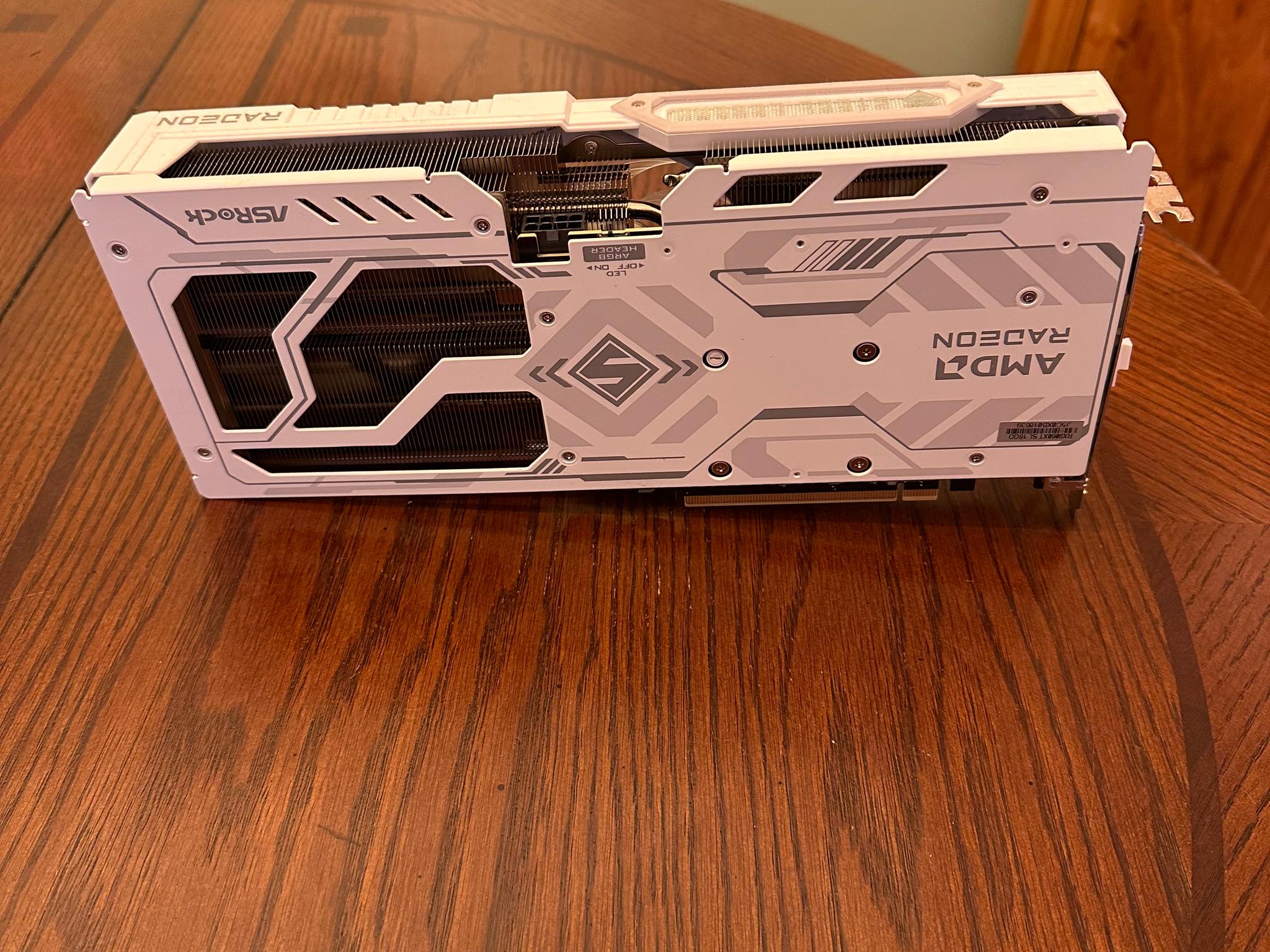 ASRock AMD Radeon RX 9060 XT Steel Legend OC 16GB GDDR6 PCIe 5 GPU Graphics Card