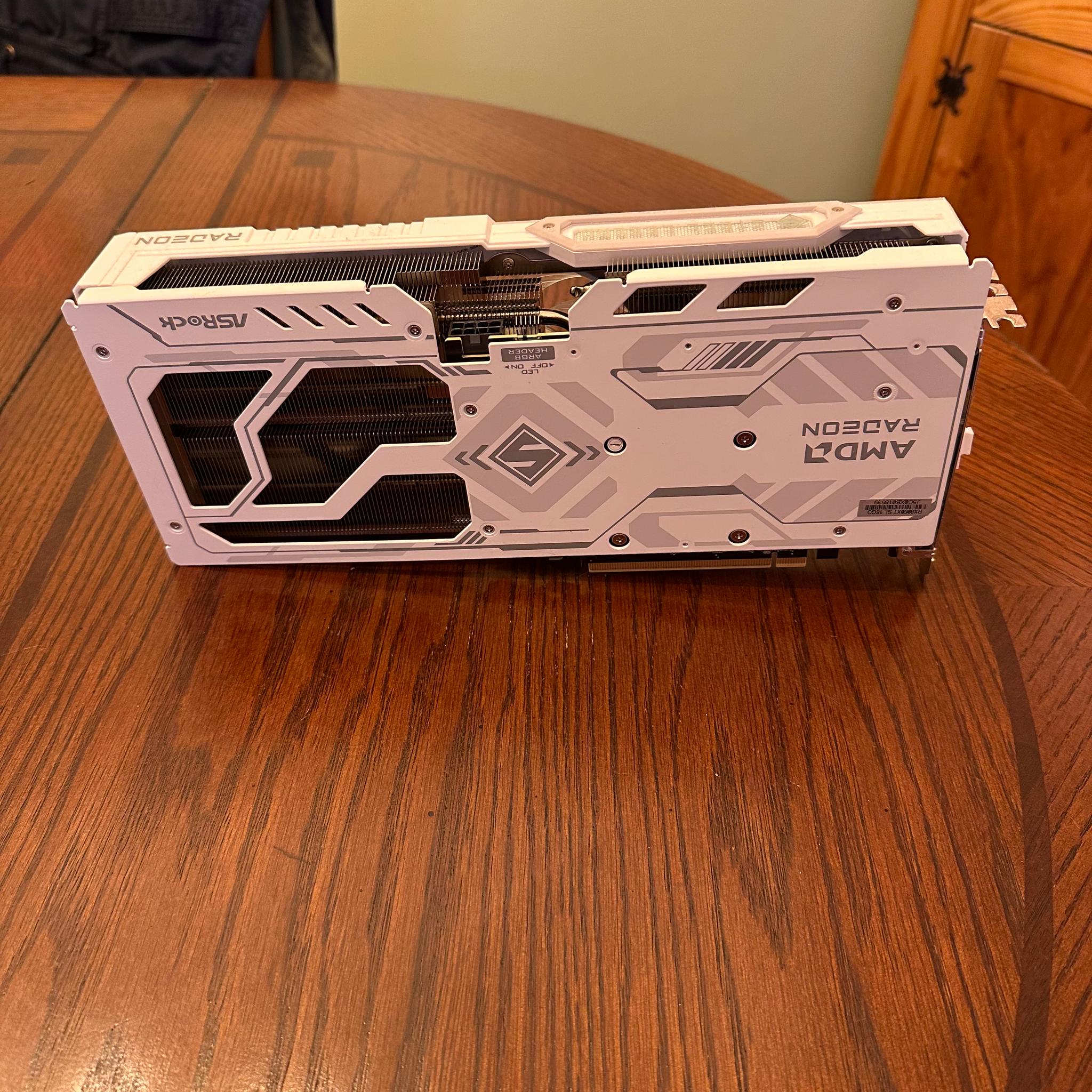 ASRock AMD Radeon RX 9060 XT Steel Legend OC 16GB GDDR6 PCIe 5 GPU Graphics Card